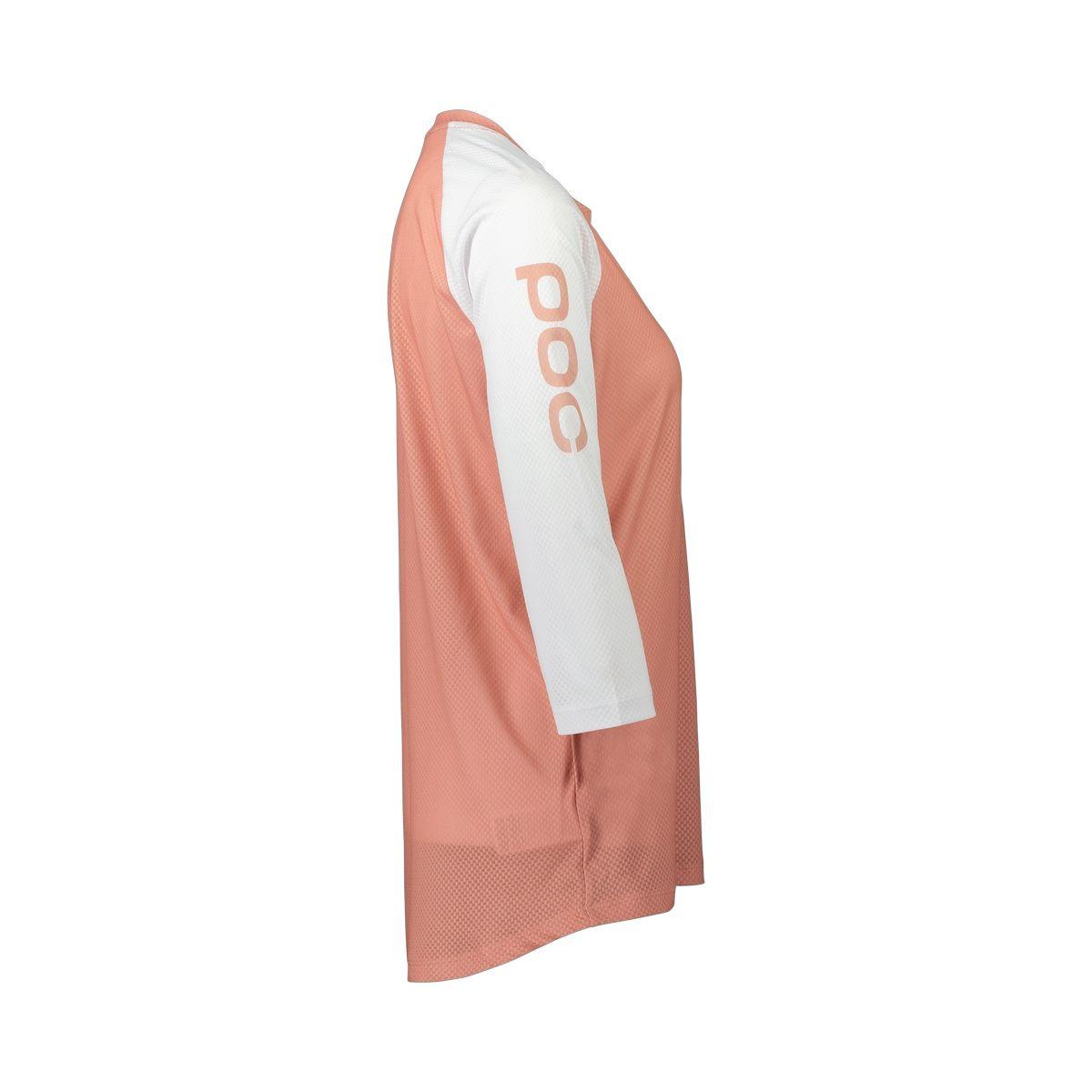 Poc | T-shirt MTB Pure 3/4 Donna Rock Salt/Hydrogen White - Fabbrica Ski Sises
