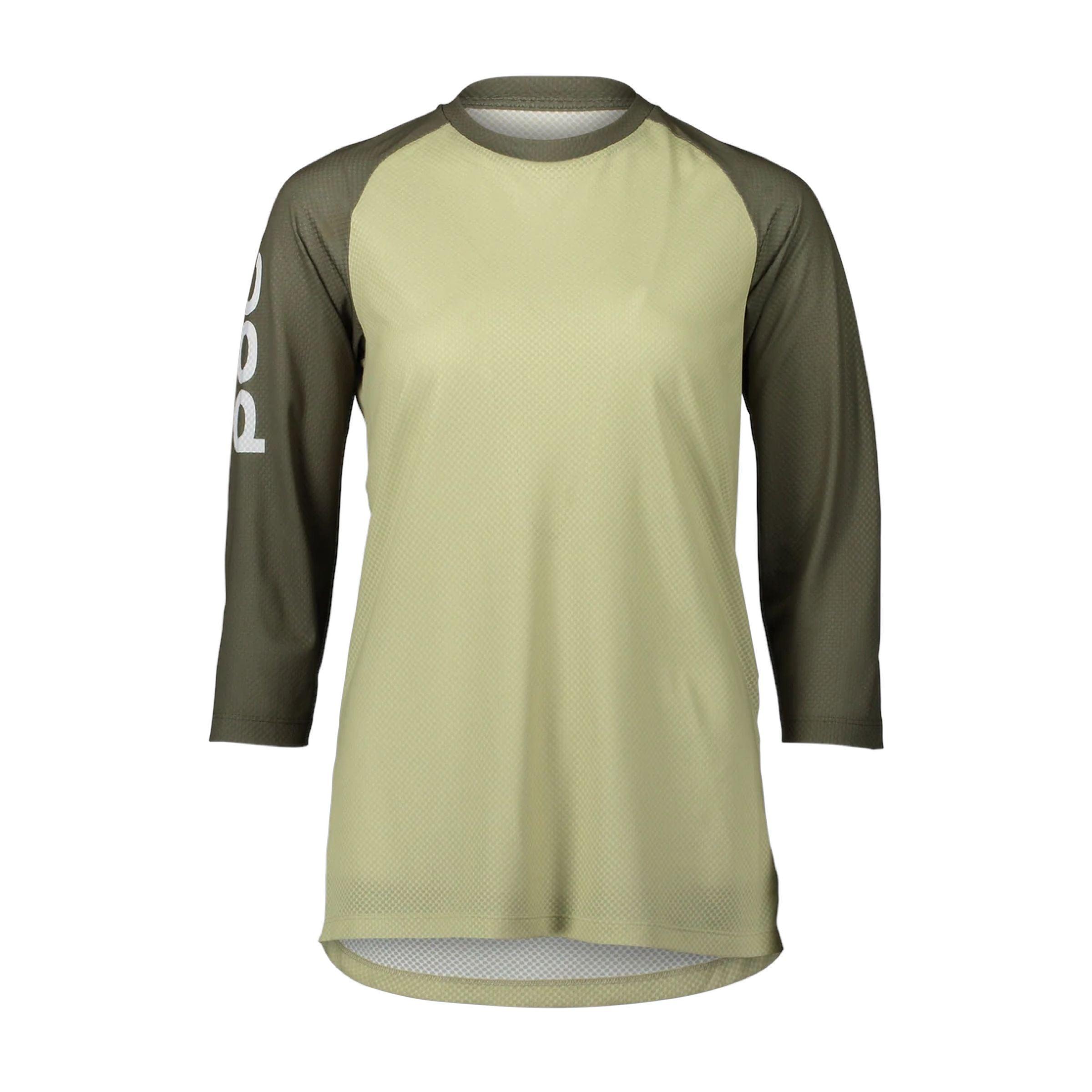 Poc | T-shirt MTB Pure 3/4 Jersey Donna Epidote Green - Fabbrica Ski Sises
