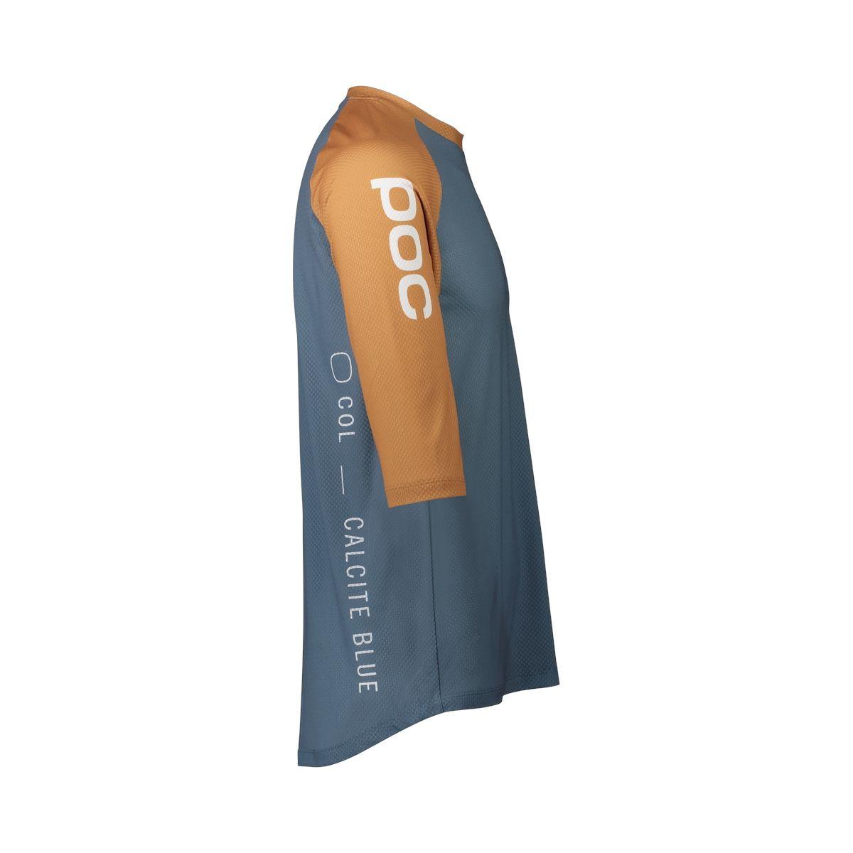 Poc | T-shirt MTB Pure 3/4 Uomo Calcite Blue/Aragonite Brown - Fabbrica Ski Sises
