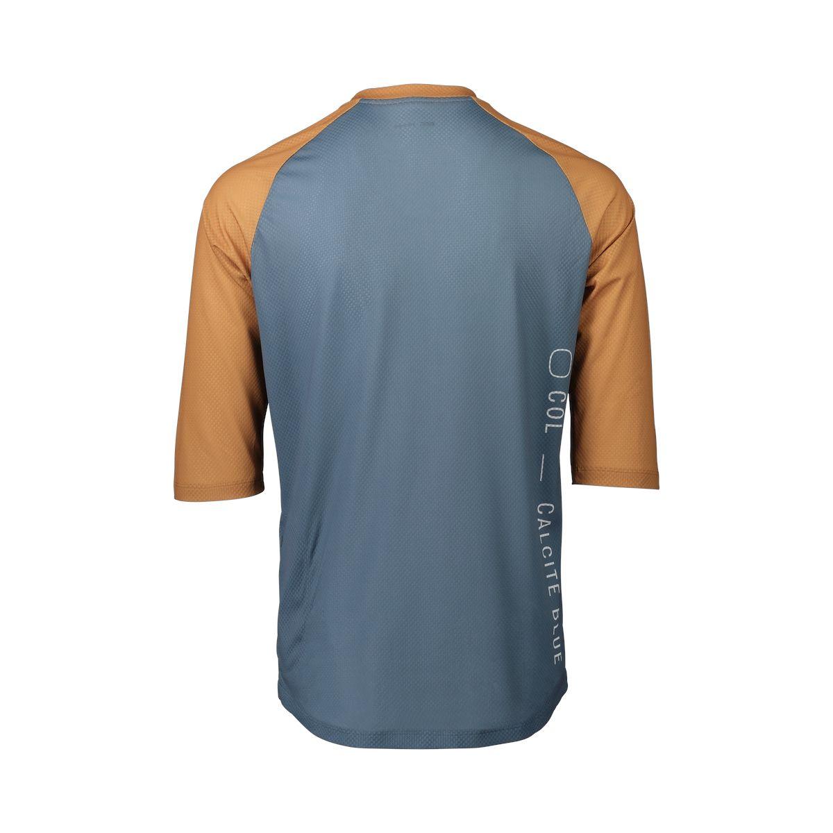 Poc | T-shirt MTB Pure 3/4 Uomo Calcite Blue/Aragonite Brown - Fabbrica Ski Sises