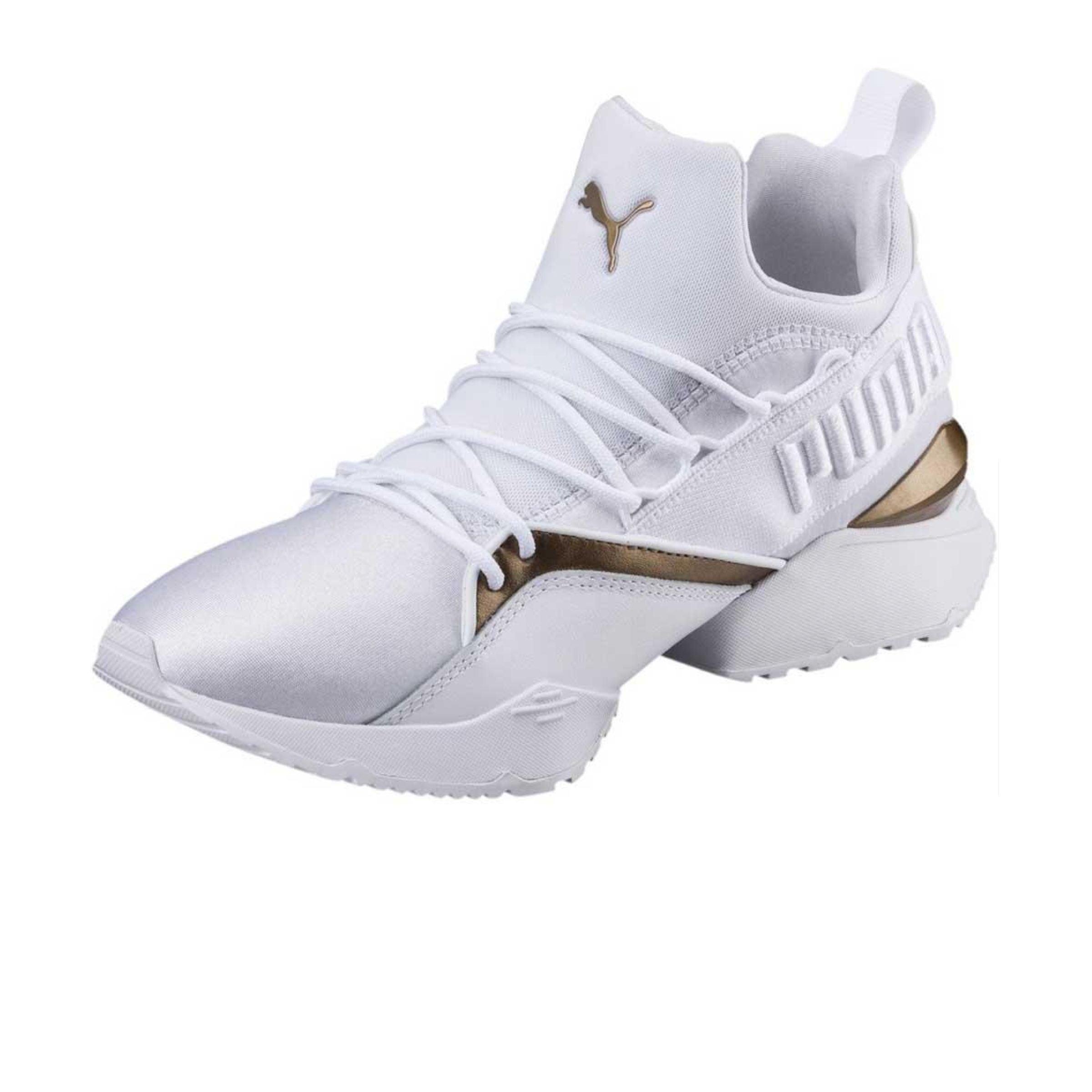 Puma | Scarpe Muse Maia Luxe Donna White - Fabbrica Ski Sises