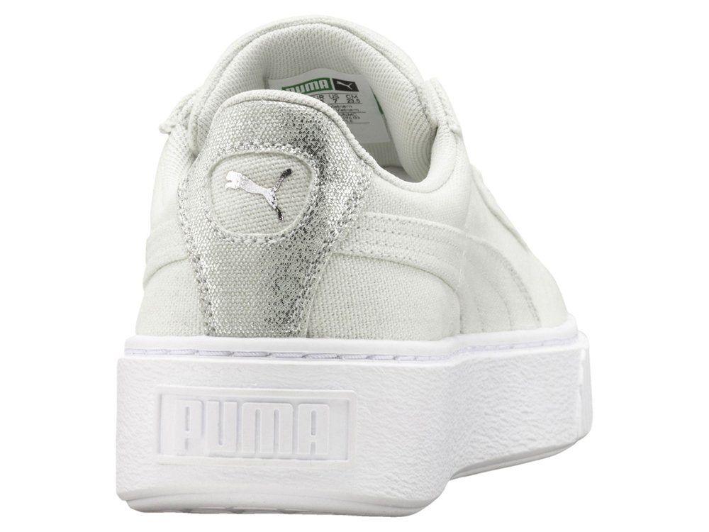 Puma | Scarpe Platform Canvas Donna Blue Flower/Silver - Fabbrica Ski Sises