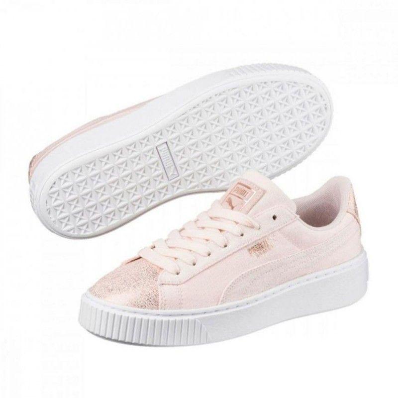 Puma | Scarpe Platform Canvas Donna Pearl/Rose Gold - Fabbrica Ski Sises