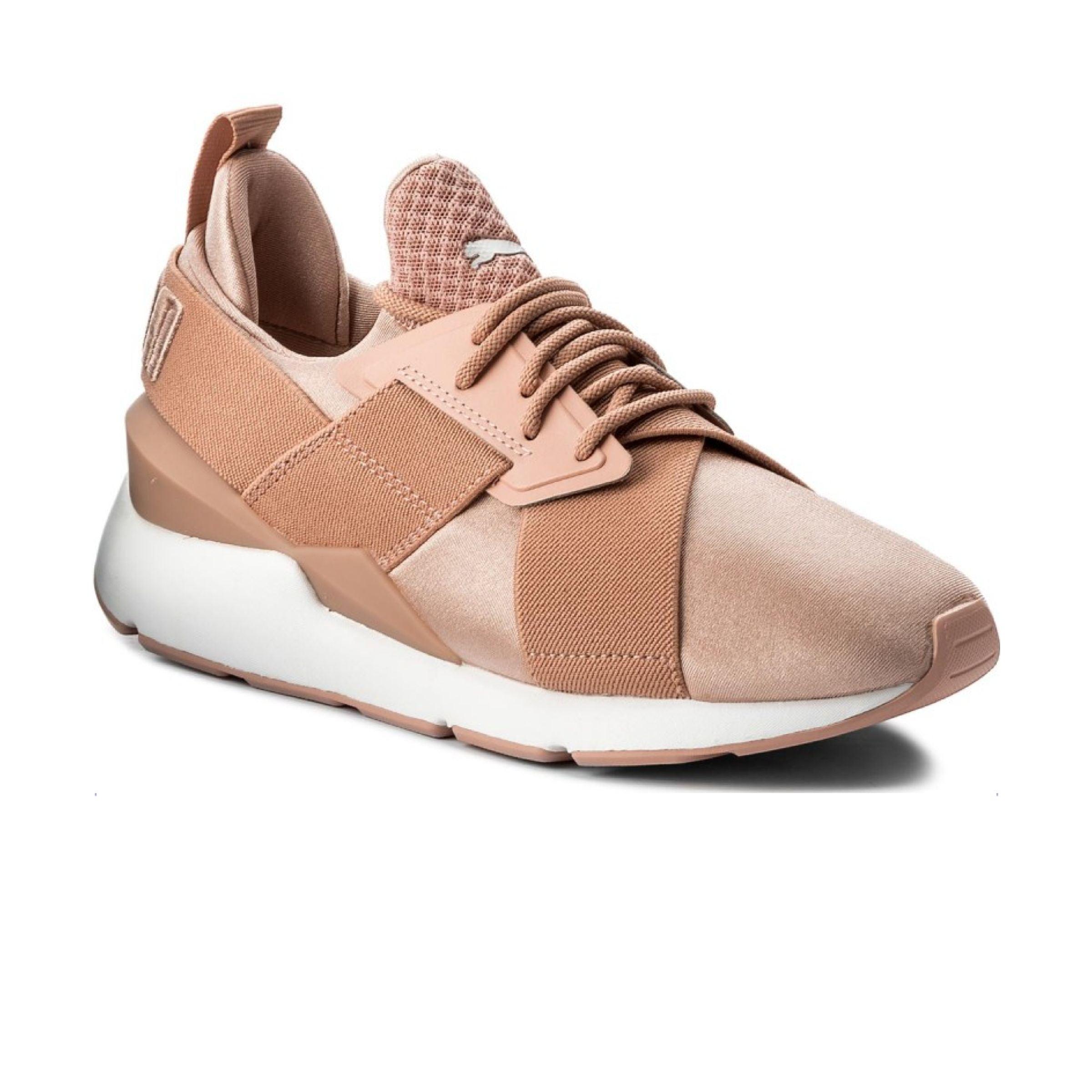 Puma | Scarpe Satin EP Donna Peach Beige/White - Fabbrica Ski Sises