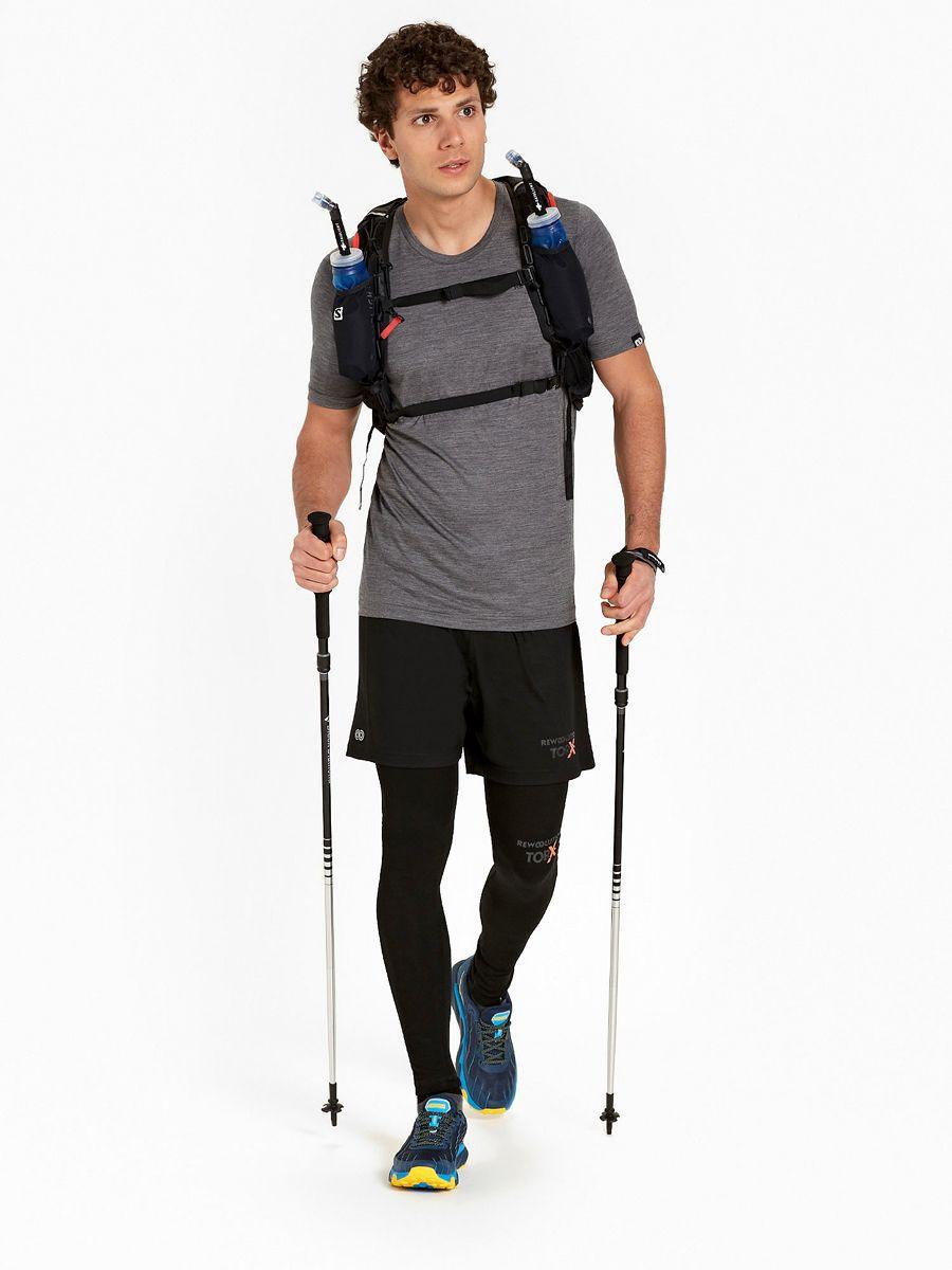 Rewoolution | Pantaloncini Landers Tor Uomo Neri - Fabbrica Ski Sises