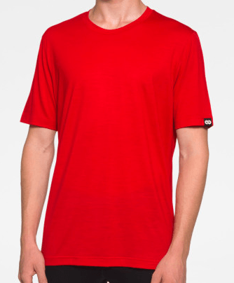 Rewoolution | T-shirt S/S Flame Uomo Rossa - Fabbrica Ski Sises