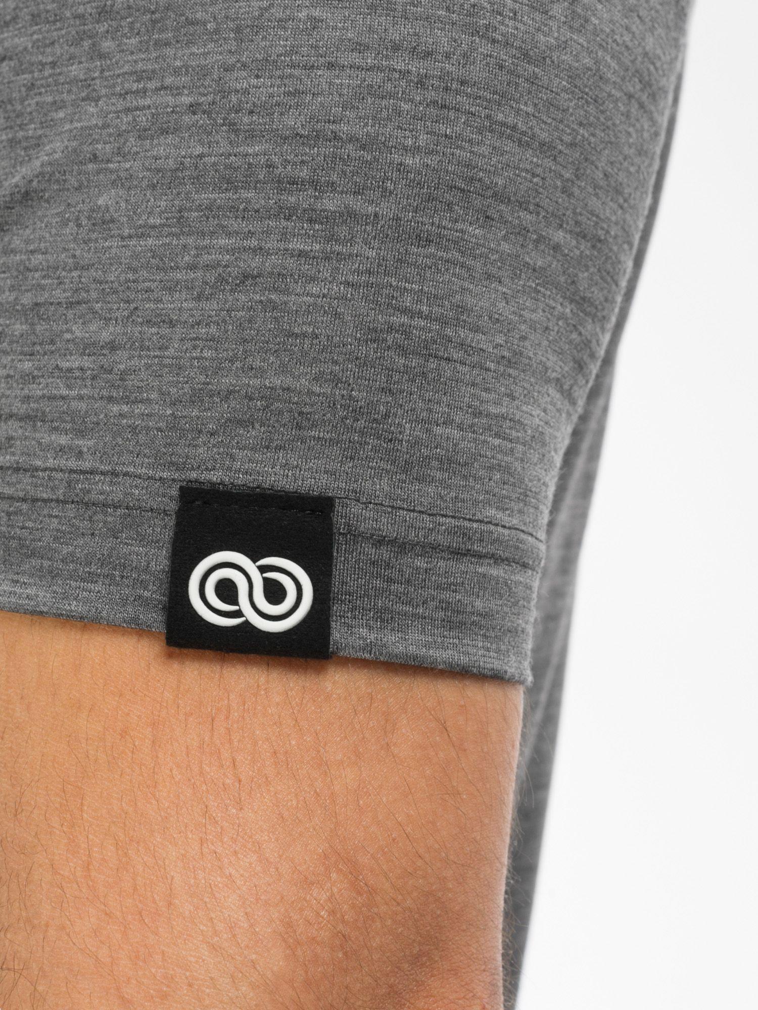 Rewoolution | T-shirt Trick Charcoal Uomo Grigia - Fabbrica Ski Sises