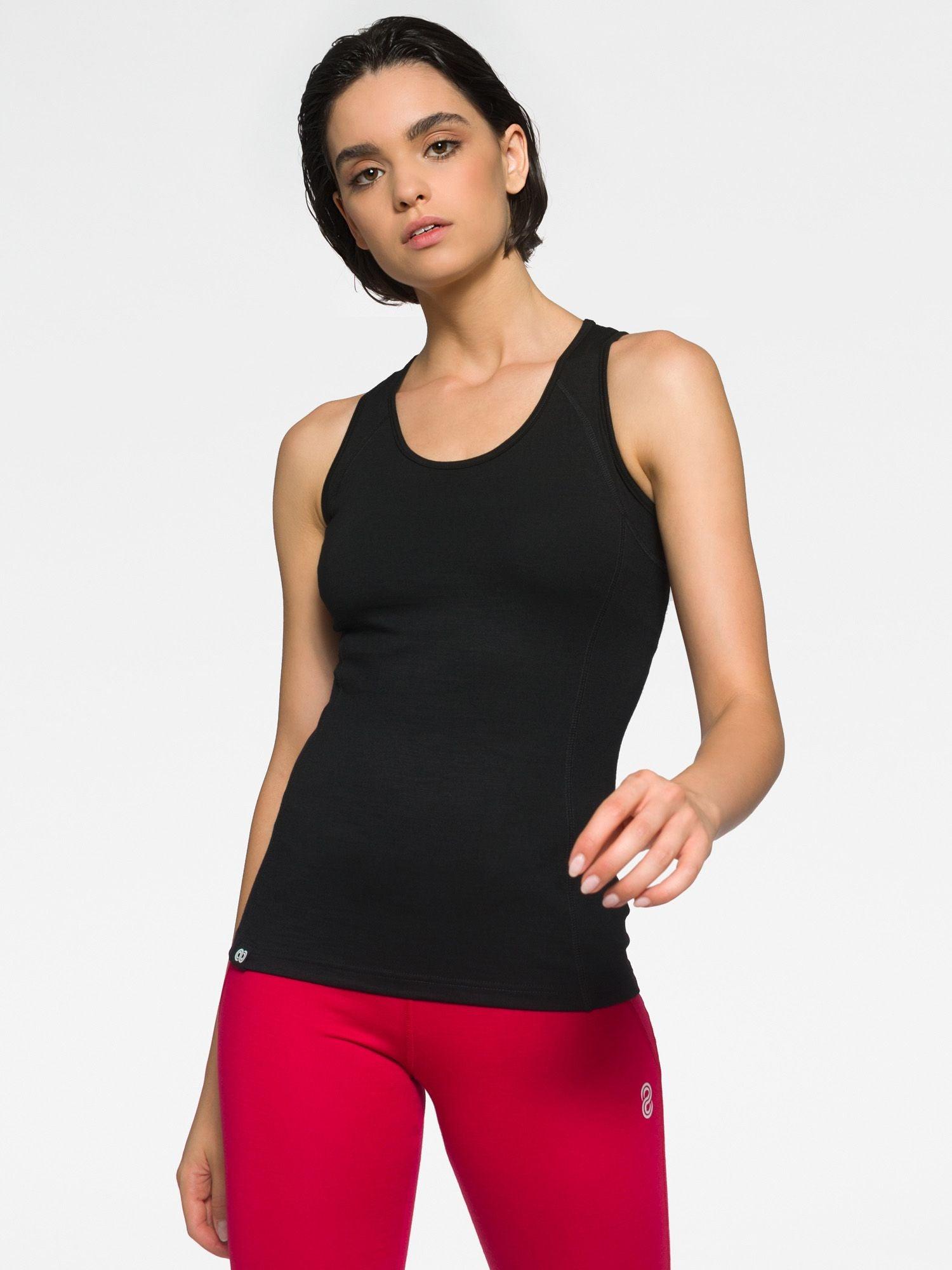 Rewoolution | Top Sunny Donna Nero - Fabbrica Ski Sises