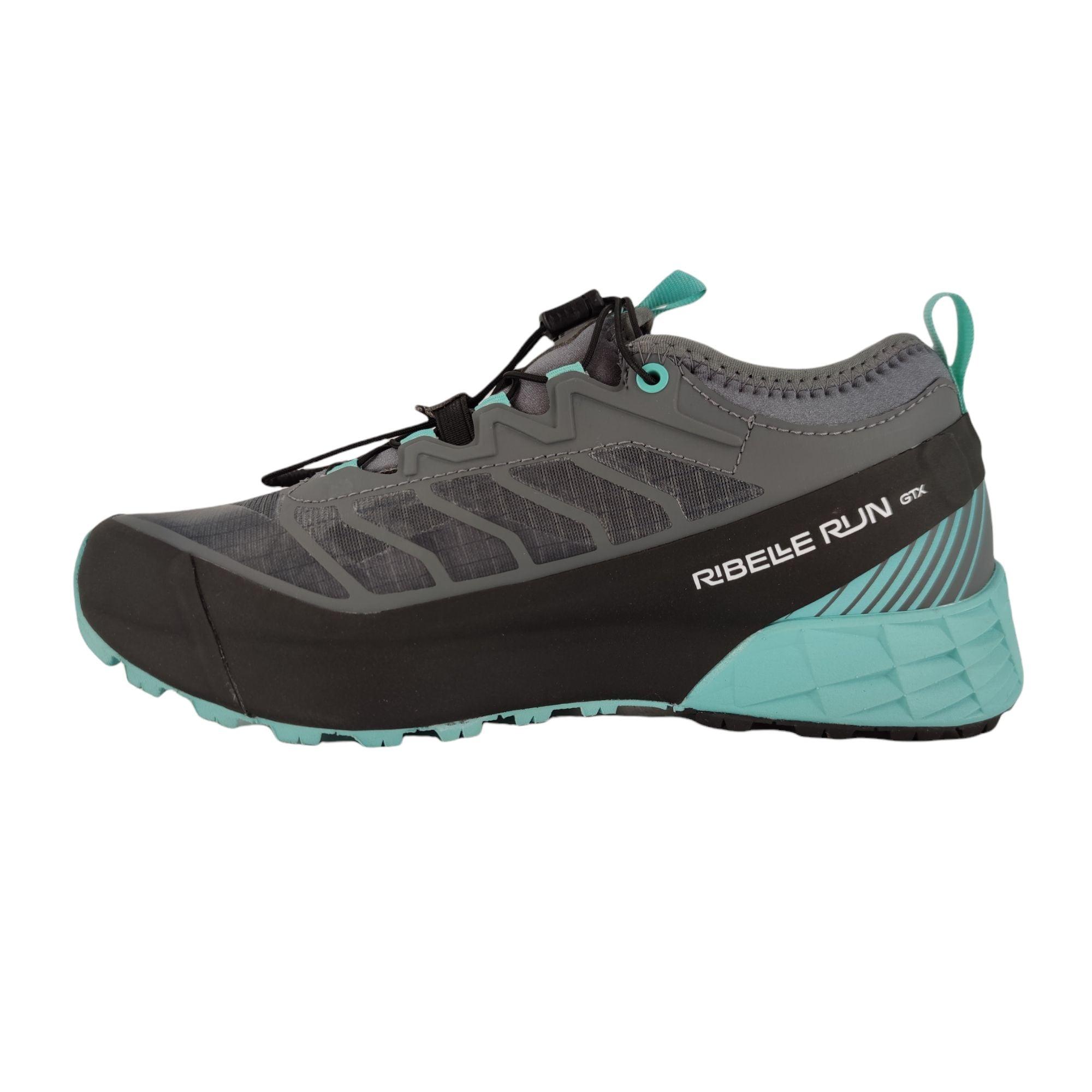 Scarpa | Scarpe Ribelle Run GTX Donna Anthracite/Blue Turquoise - Fabbrica Ski Sises