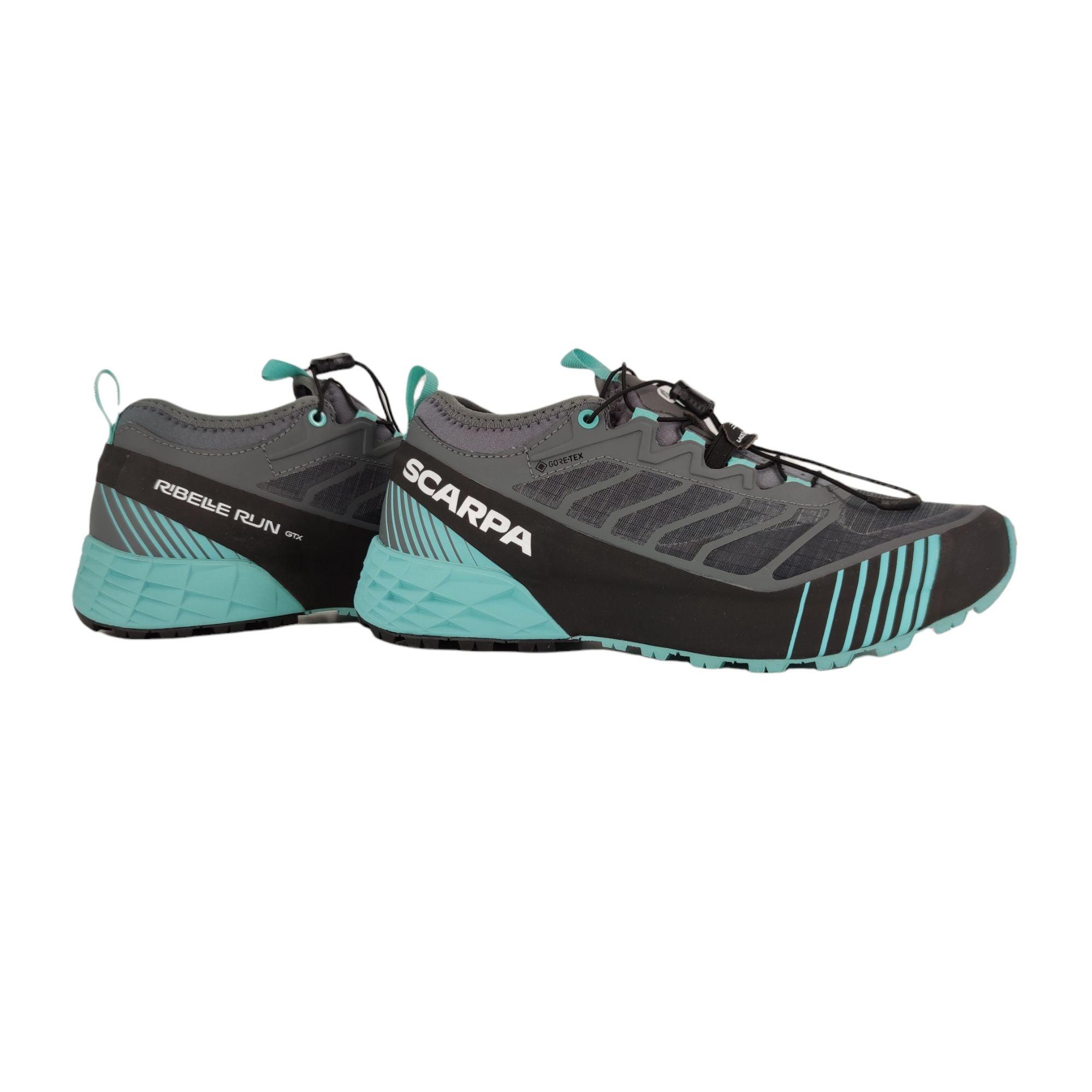 Scarpa | Scarpe Ribelle Run GTX Donna Anthracite/Blue Turquoise - Fabbrica Ski Sises