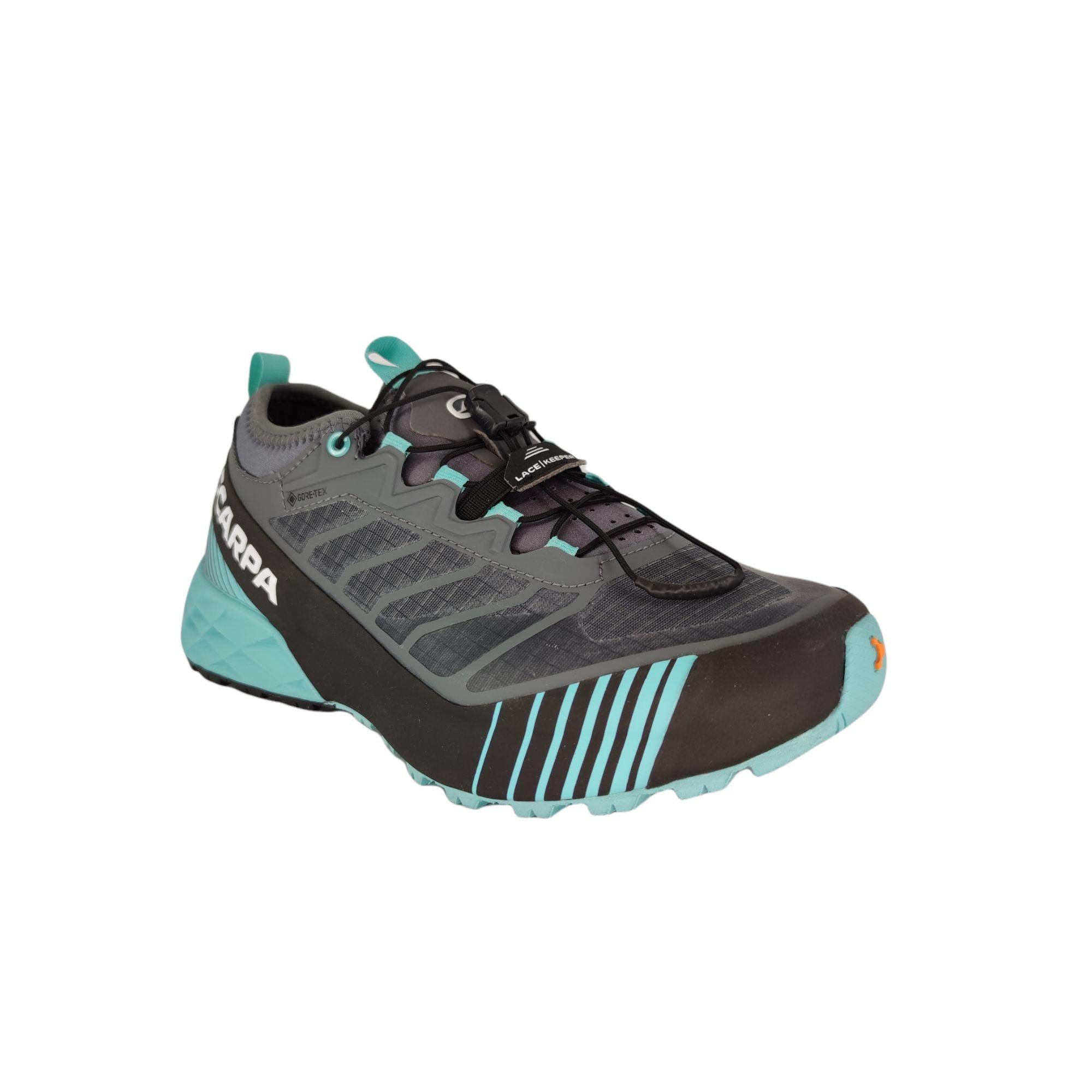 Scarpa | Scarpe Ribelle Run GTX Donna Anthracite/Blue Turquoise - Fabbrica Ski Sises