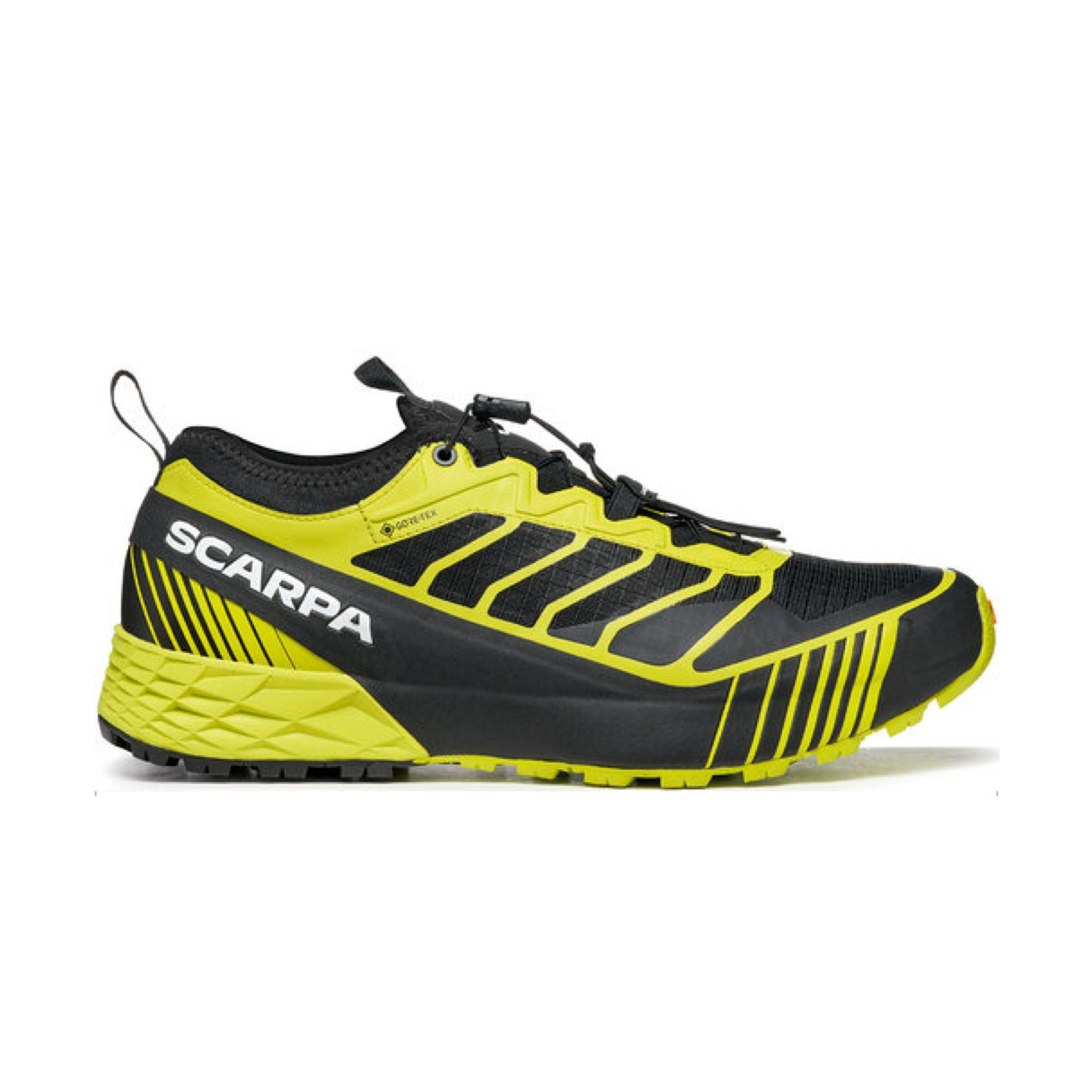 Scarpa | Scarpe Ribelle Run GTX Uomo Black/Lime - Fabbrica Ski Sises