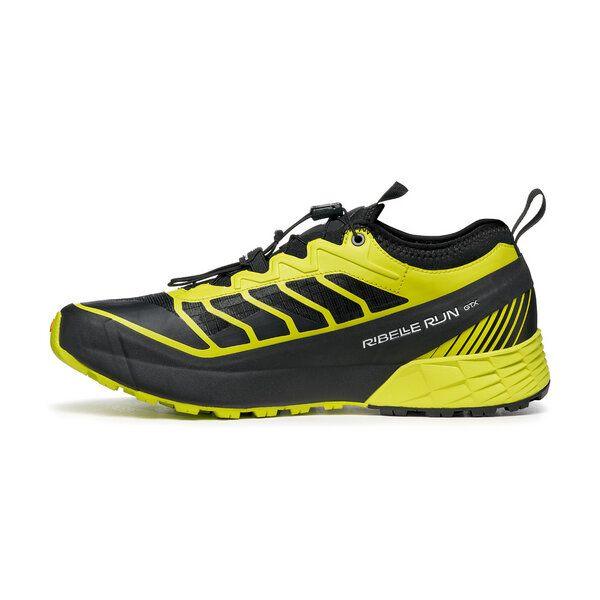 Scarpa | Scarpe Ribelle Run GTX Uomo Black/Lime - Fabbrica Ski Sises