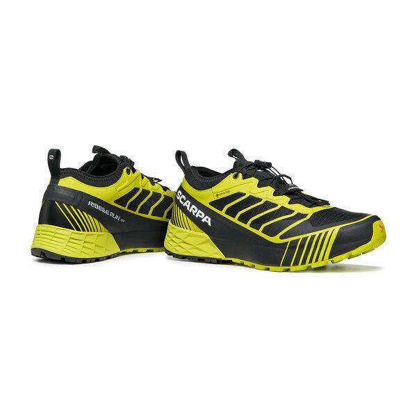 Scarpa | Scarpe Ribelle Run GTX Uomo Black/Lime - Fabbrica Ski Sises