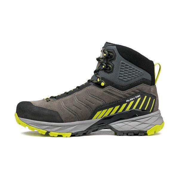 Scarpa | Scarpe Rush TRK GTX Uomo Titanium/Lime - Fabbrica Ski Sises