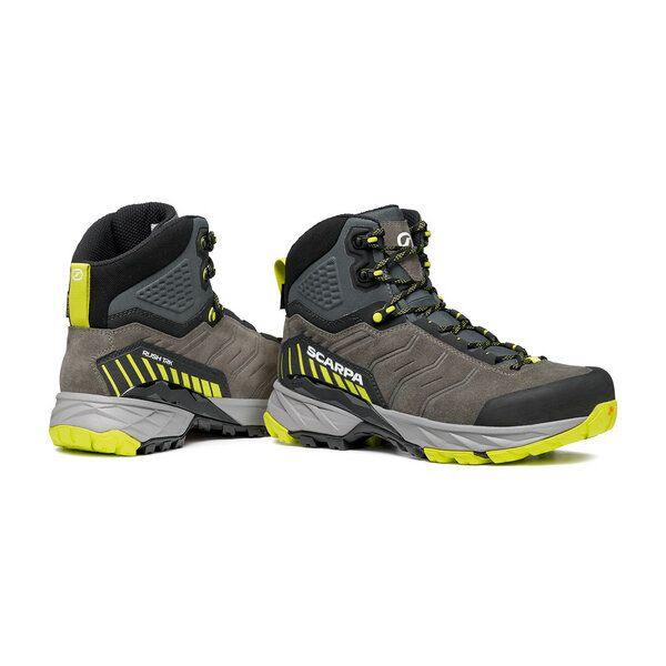 Scarpa | Scarpe Rush TRK GTX Uomo Titanium/Lime - Fabbrica Ski Sises