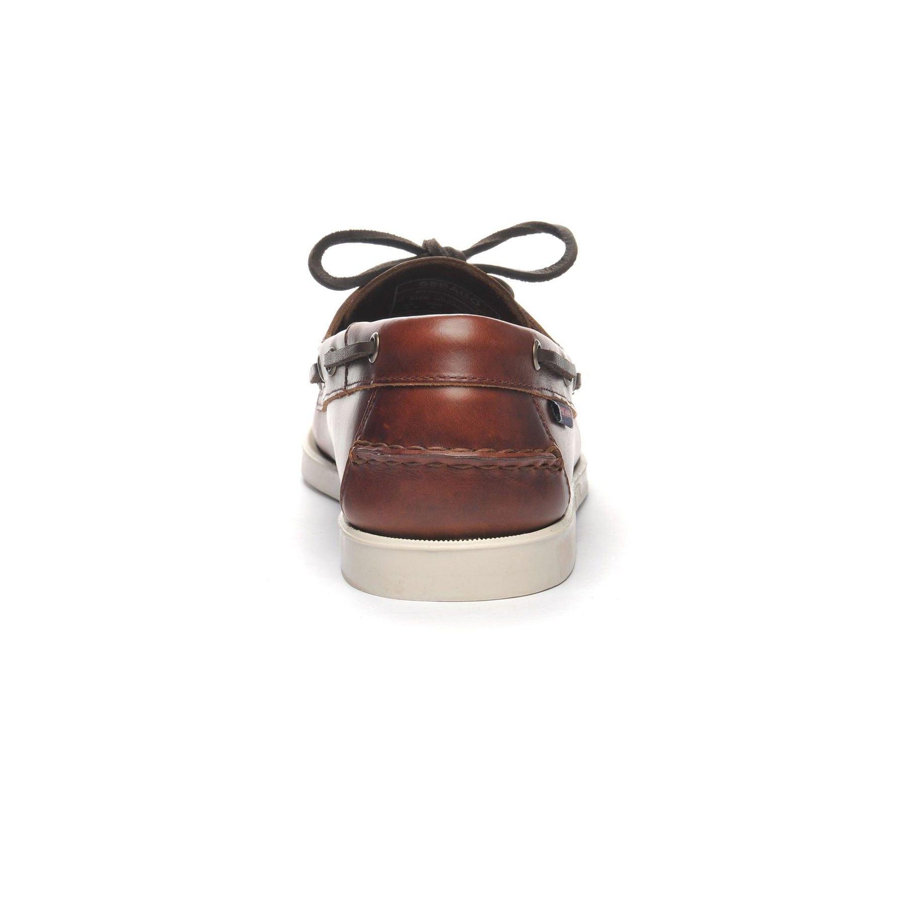 Sebago | Scarpe Docksides Portland Waxed Uomo Brown - Fabbrica Ski Sises