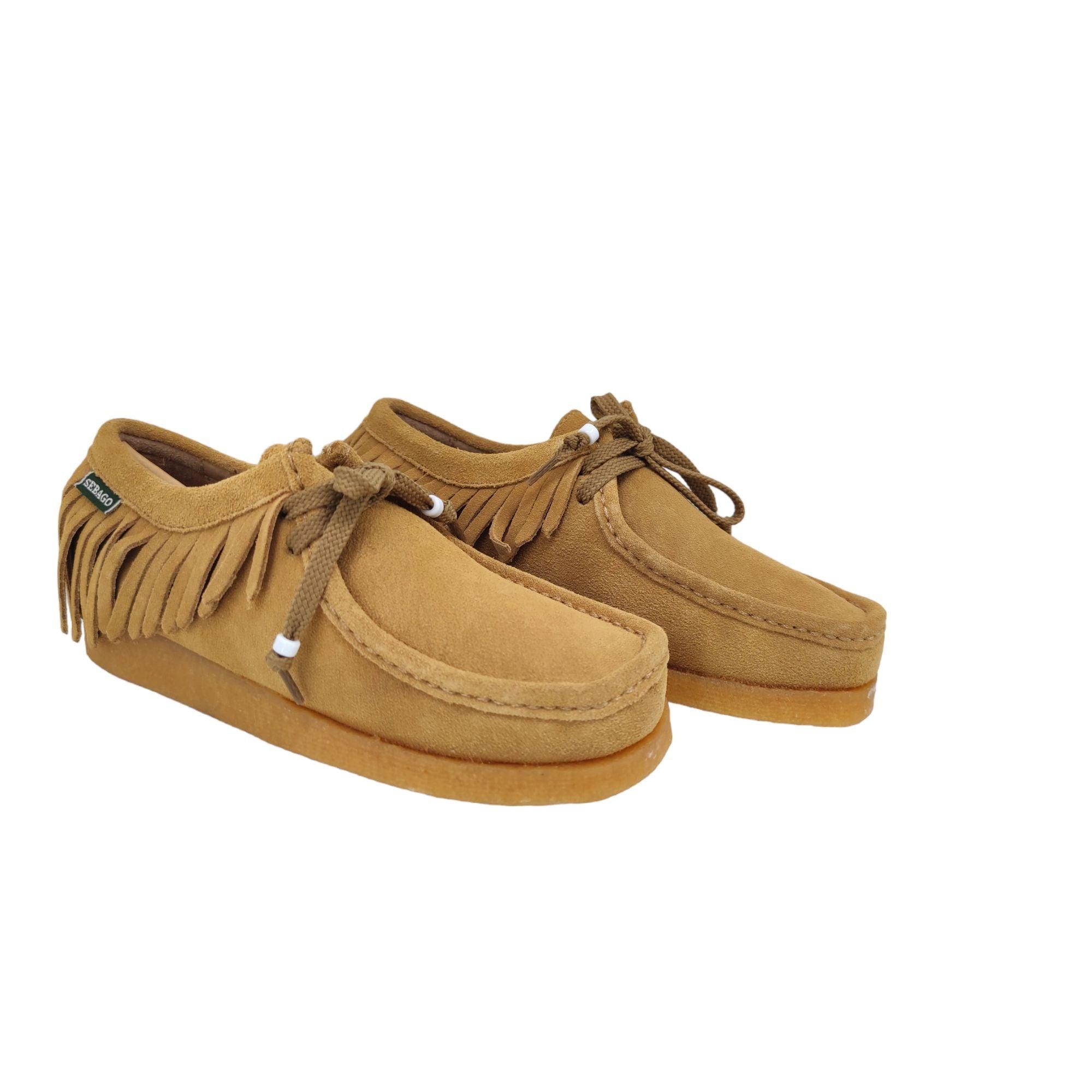 Sebago | Scarpe Koala Fringes Donna Beige Camel - Fabbrica Ski Sises