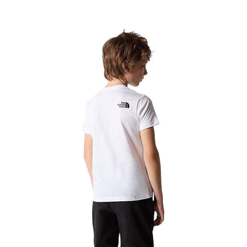 The North Face | T-shirt Easy Bambino White/Black - Fabbrica Ski Sises