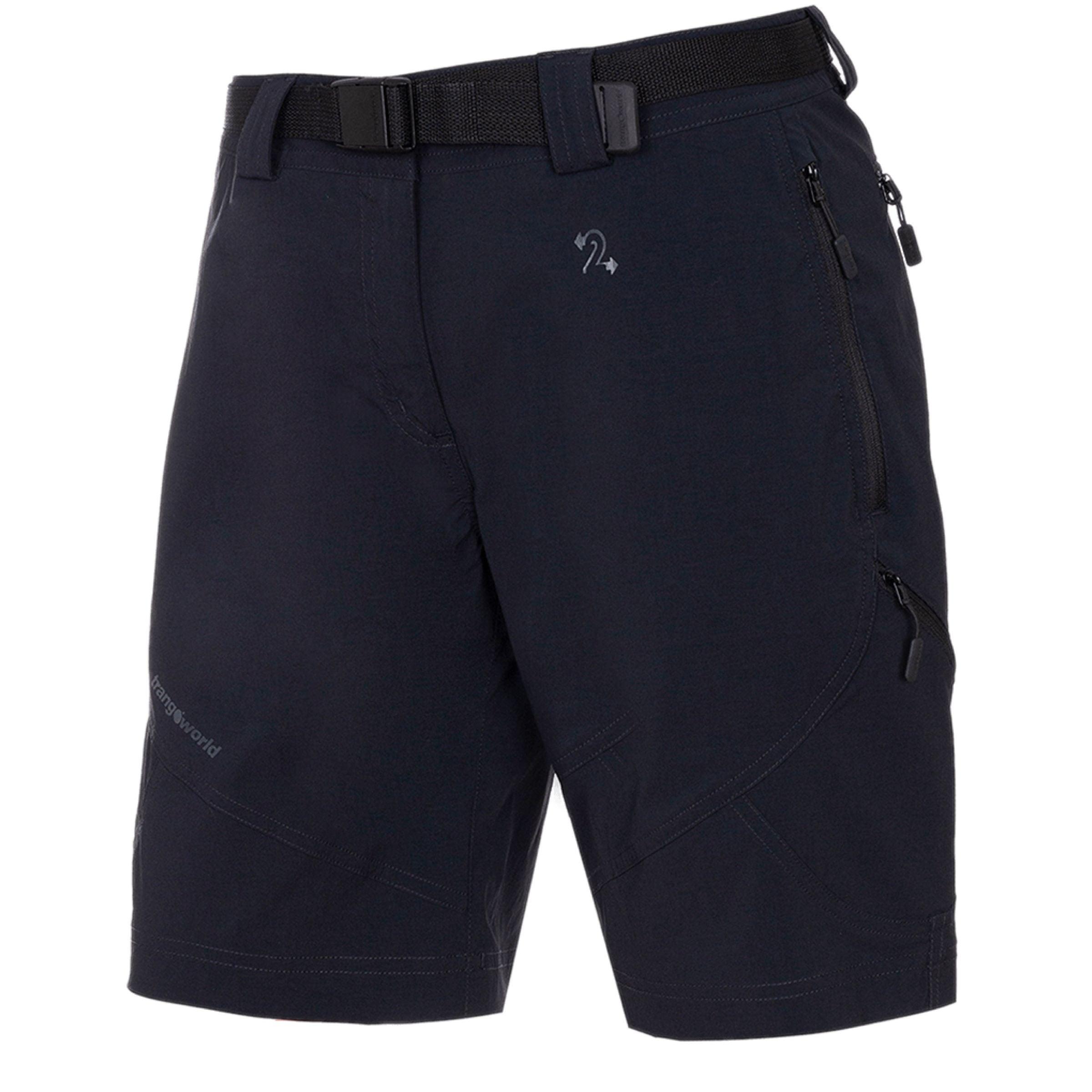 Trangoworld | Pantaloncini Assy VN Donna Black - Fabbrica Ski Sises