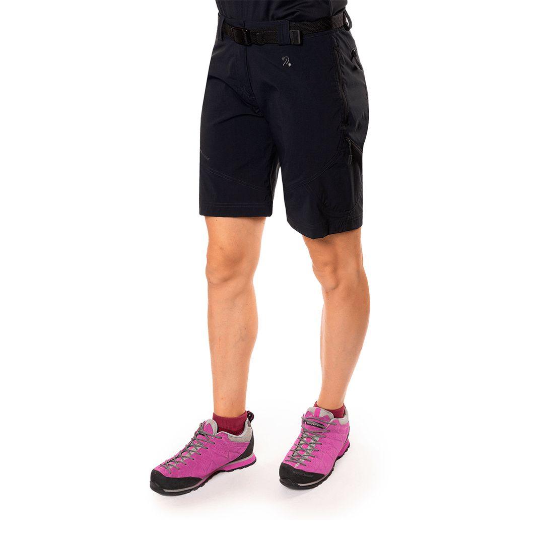 Trangoworld | Pantaloncini Assy VN Donna Black - Fabbrica Ski Sises