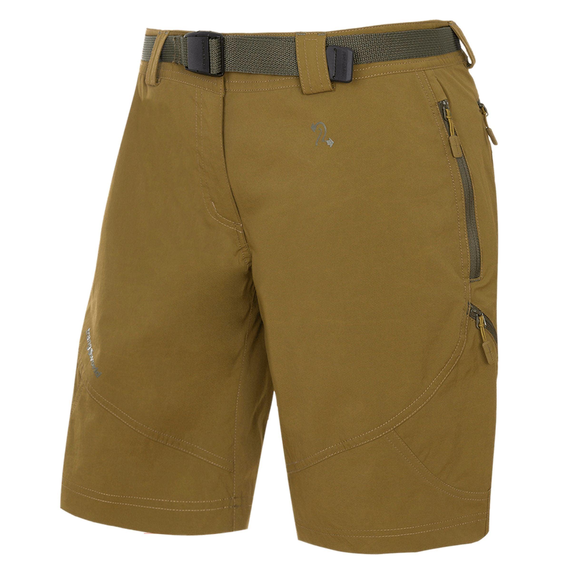 Trangoworld | Pantaloncini Assy VN Donna Fir Green - Fabbrica Ski Sises