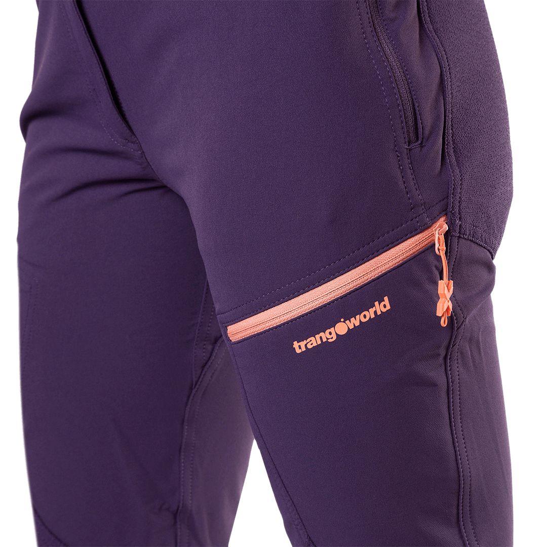 Trangoworld | Pantaloni TRX2 Nyl Pro Donna Viola - Fabbrica Ski Sises
