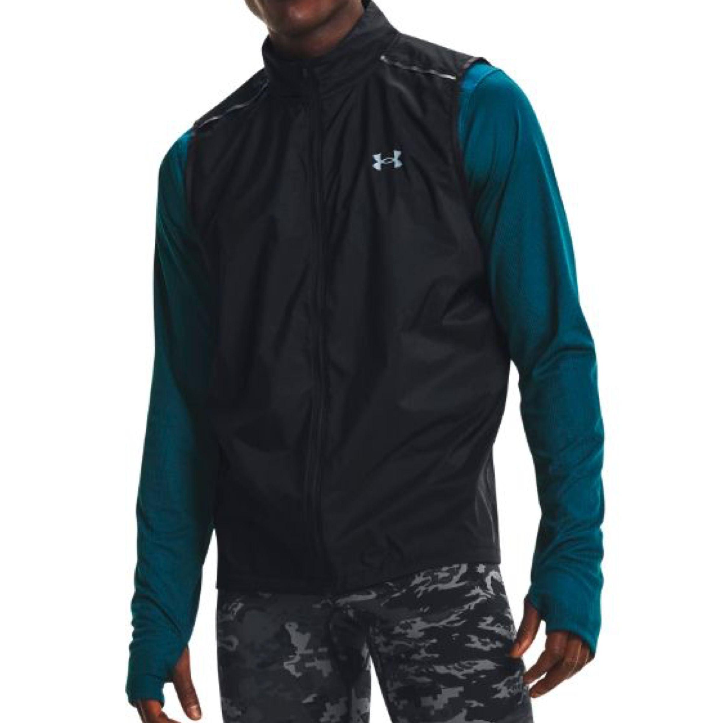 Under Armour | Gilet Outrun The Storm Uomo Nero - Fabbrica Ski Sises