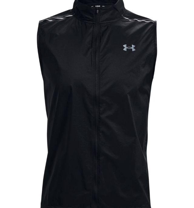 Under Armour | Gilet Outrun The Storm Uomo Nero - Fabbrica Ski Sises