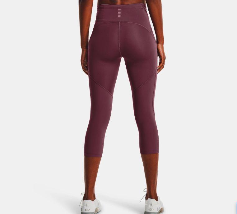 Under Armour | Leggins Fly Fast 2.0 HeatGear Crop Donna Viola - Fabbrica Ski Sises