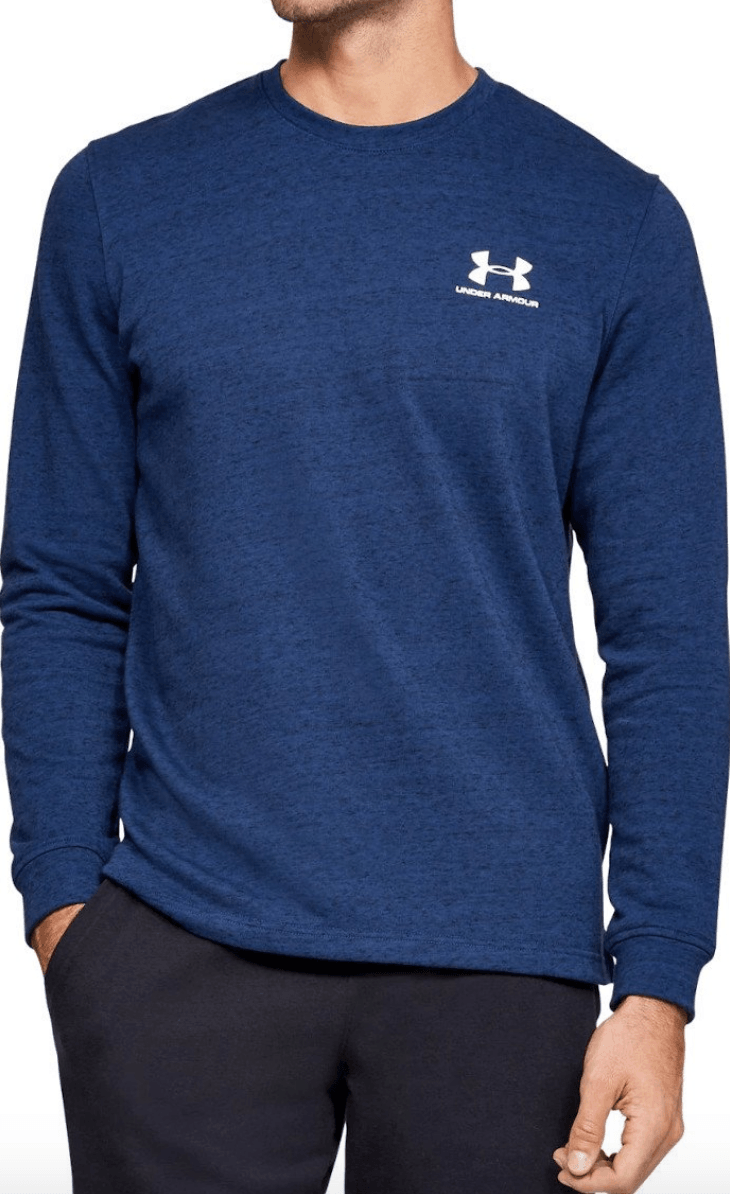 Under Armour | Maglia Sportstyle Terry Uomo Blu - Fabbrica Ski Sises