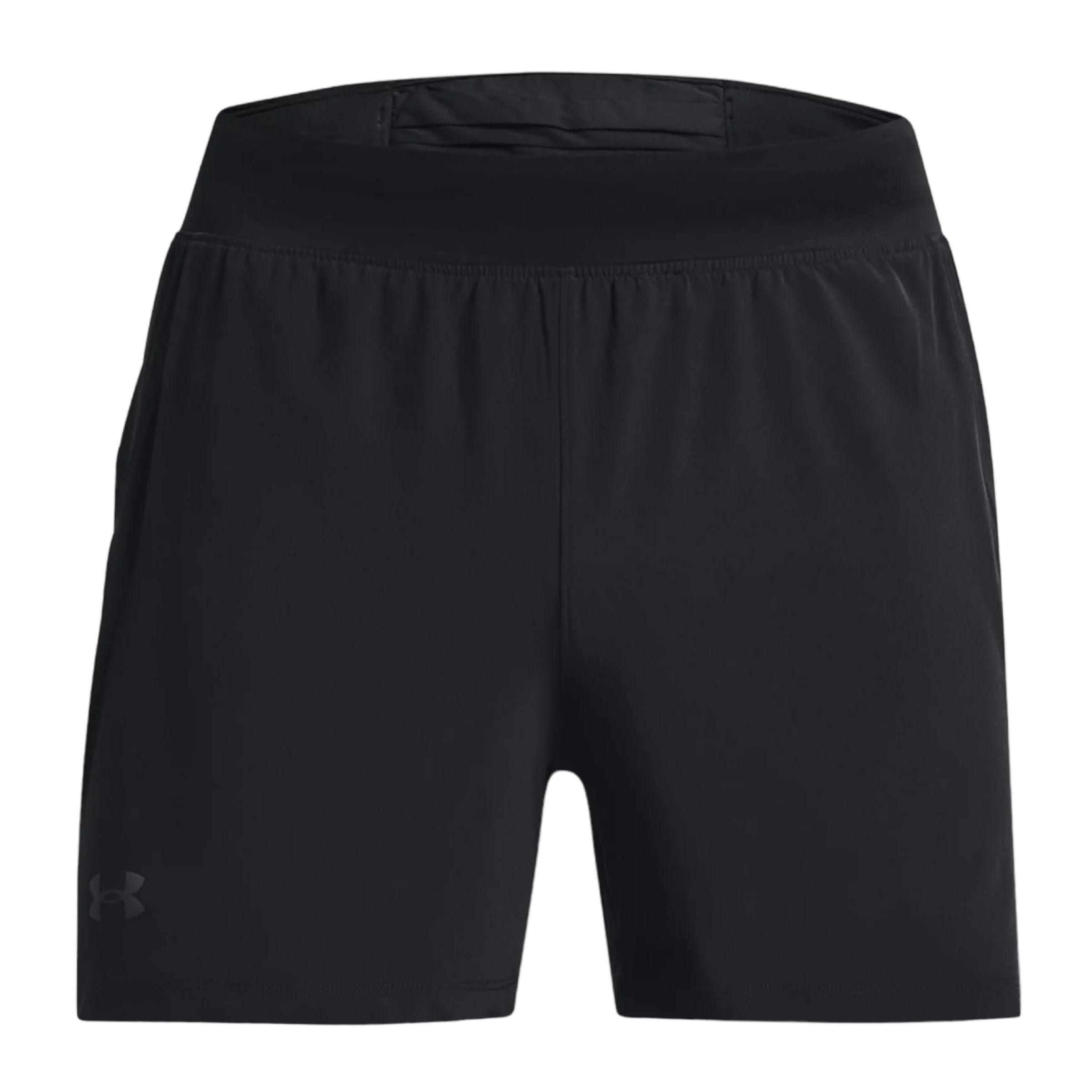 Under Armour | Pantaloncini Launch Elite 5 IN Uomo Black/Reflective - Fabbrica Ski Sises