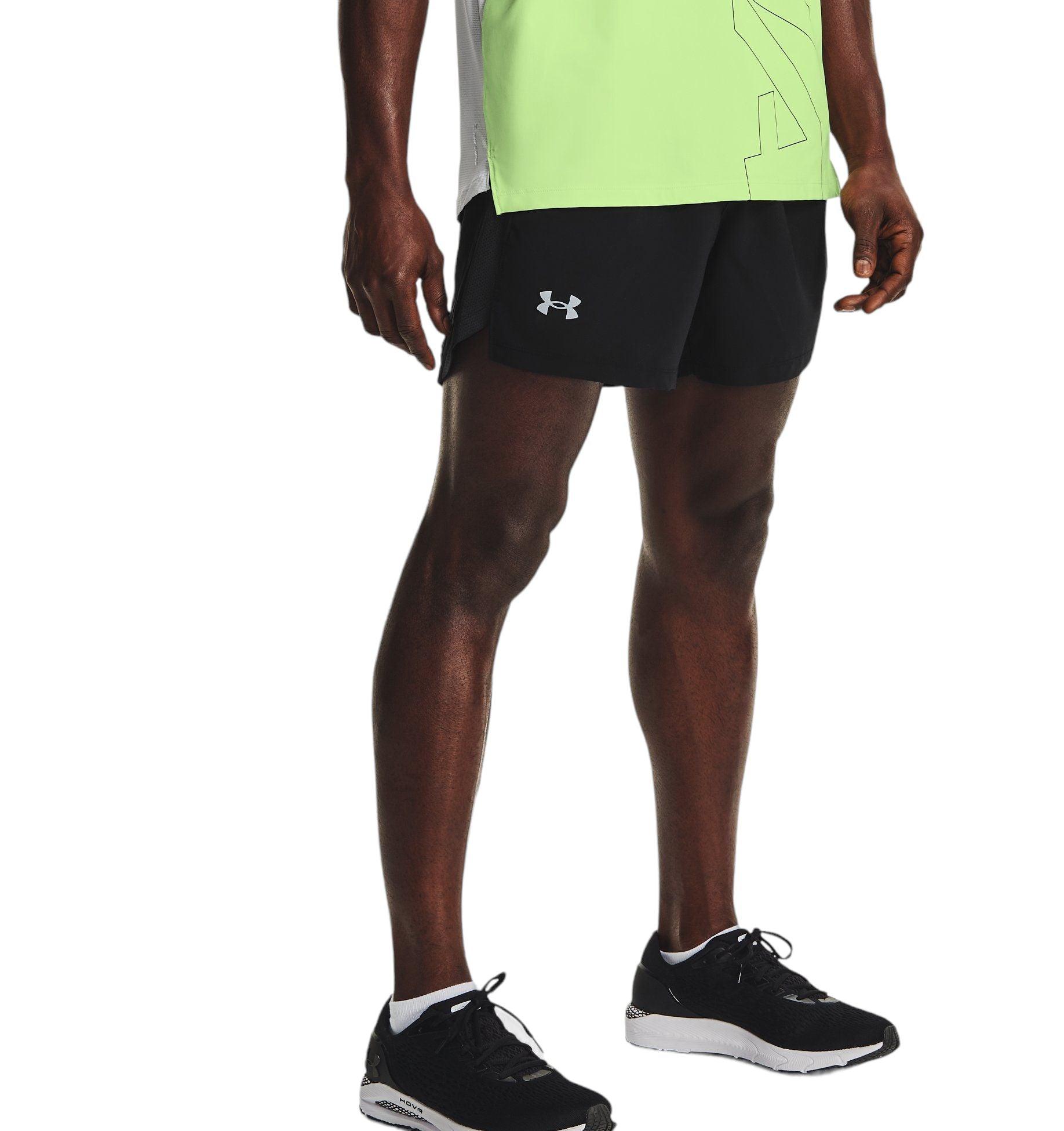 Under Armour | Pantaloncini Launch Run 5 IN Uomo Black/Reflective - Fabbrica Ski Sises