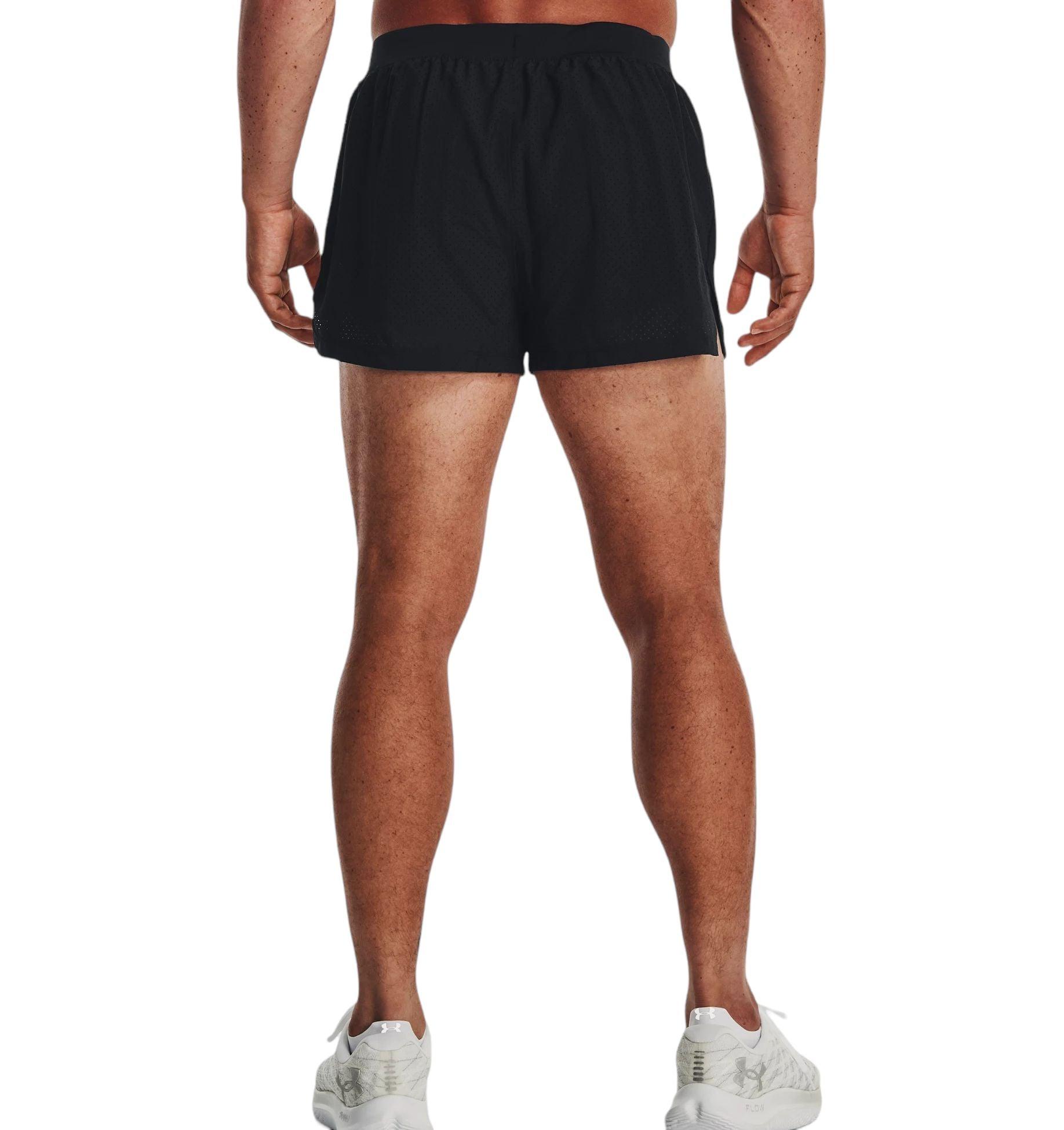 Under Armour | Pantaloncini Launch Split Perf Uomo Black/Reflective - Fabbrica Ski Sises