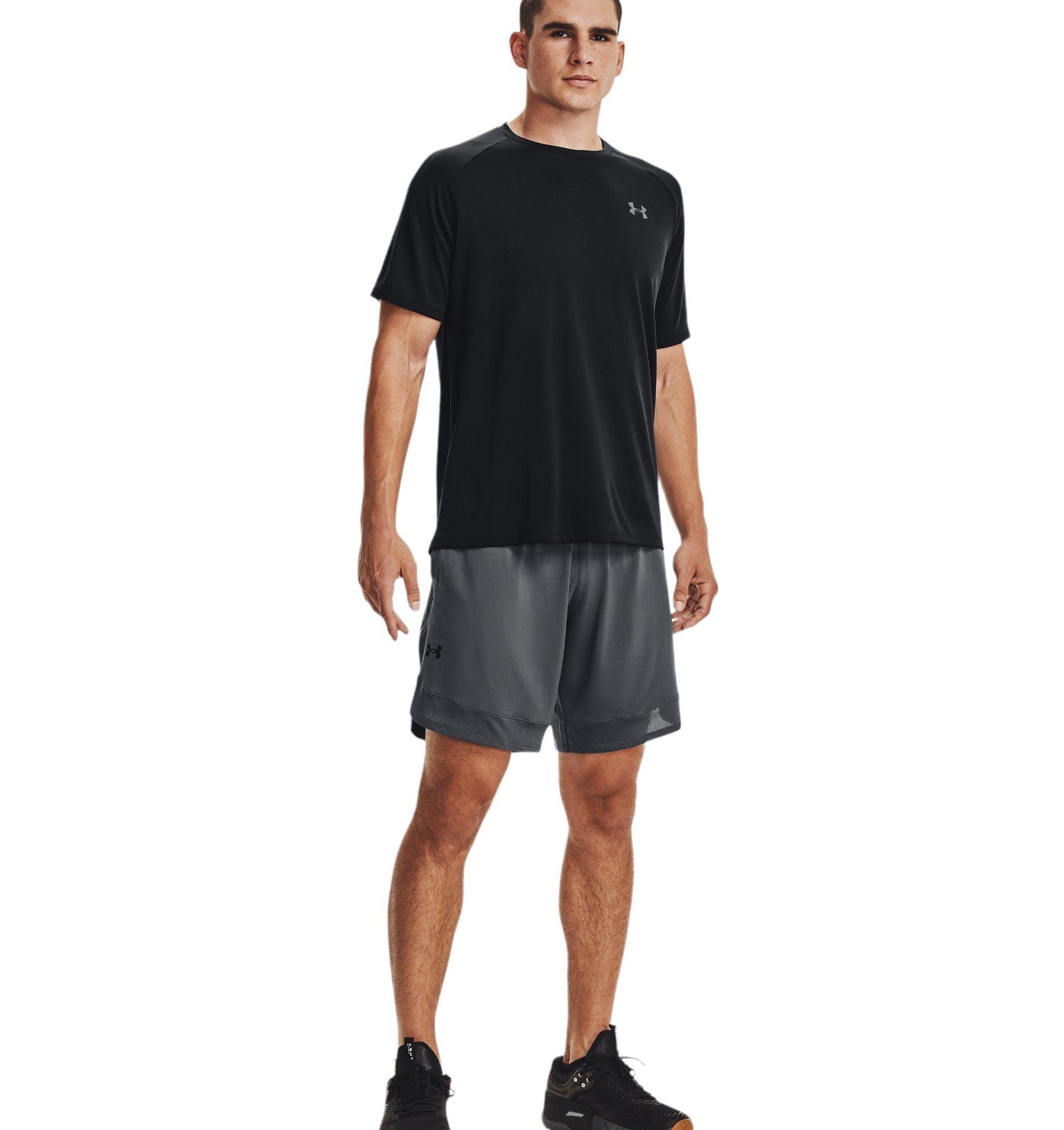 Under Armour | Pantaloncini Training Stretch Uomo Pitch Gray/Black - Fabbrica Ski Sises