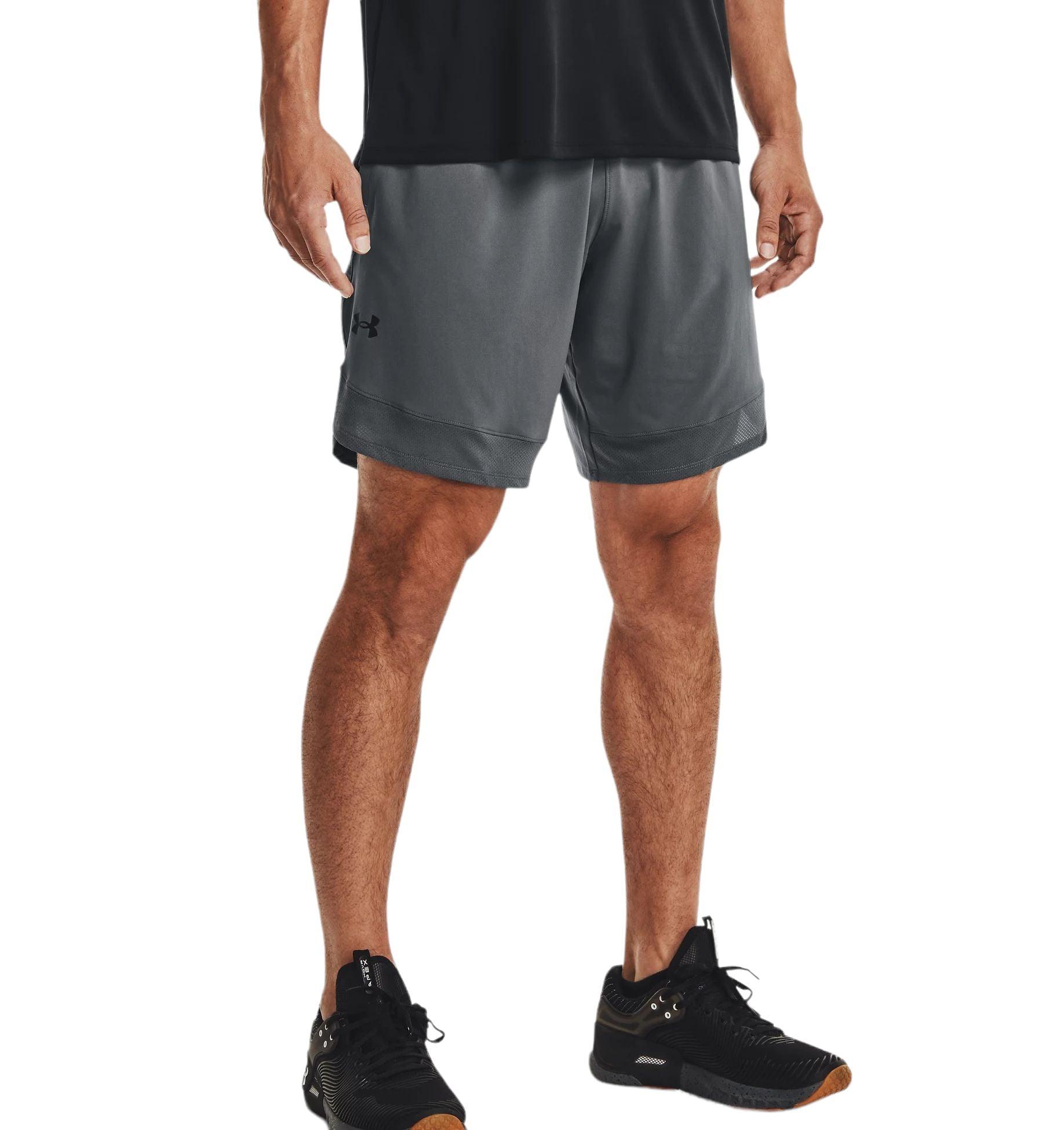 Under Armour | Pantaloncini Training Stretch Uomo Pitch Gray/Black - Fabbrica Ski Sises