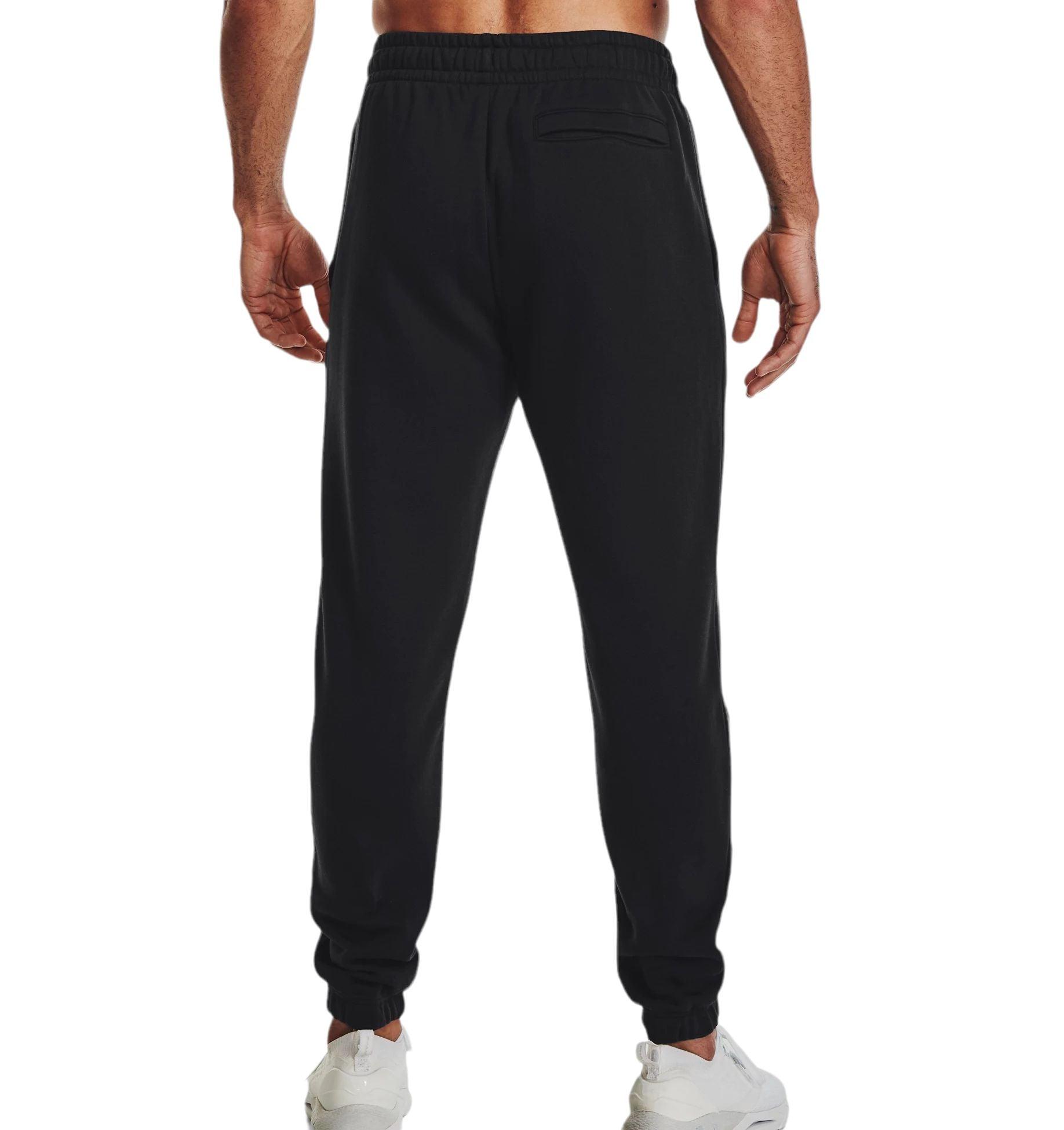 Under Armour | Pantaloni Jogger Essential Fleece Uomo Black/White - Fabbrica Ski Sises