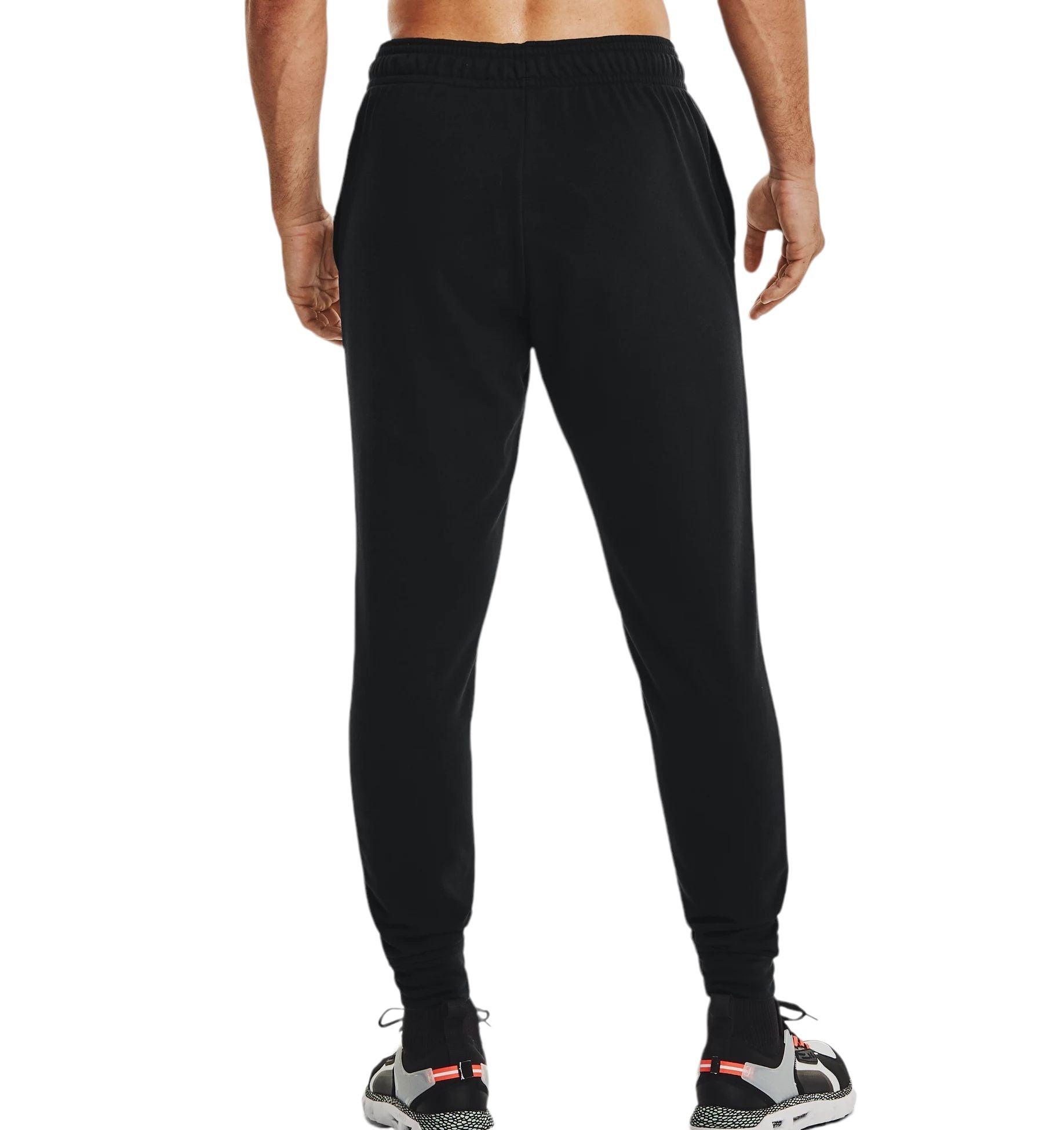 Under Armour | Pantaloni Rival Terry Uomo Black / Onyx White - Fabbrica Ski Sises