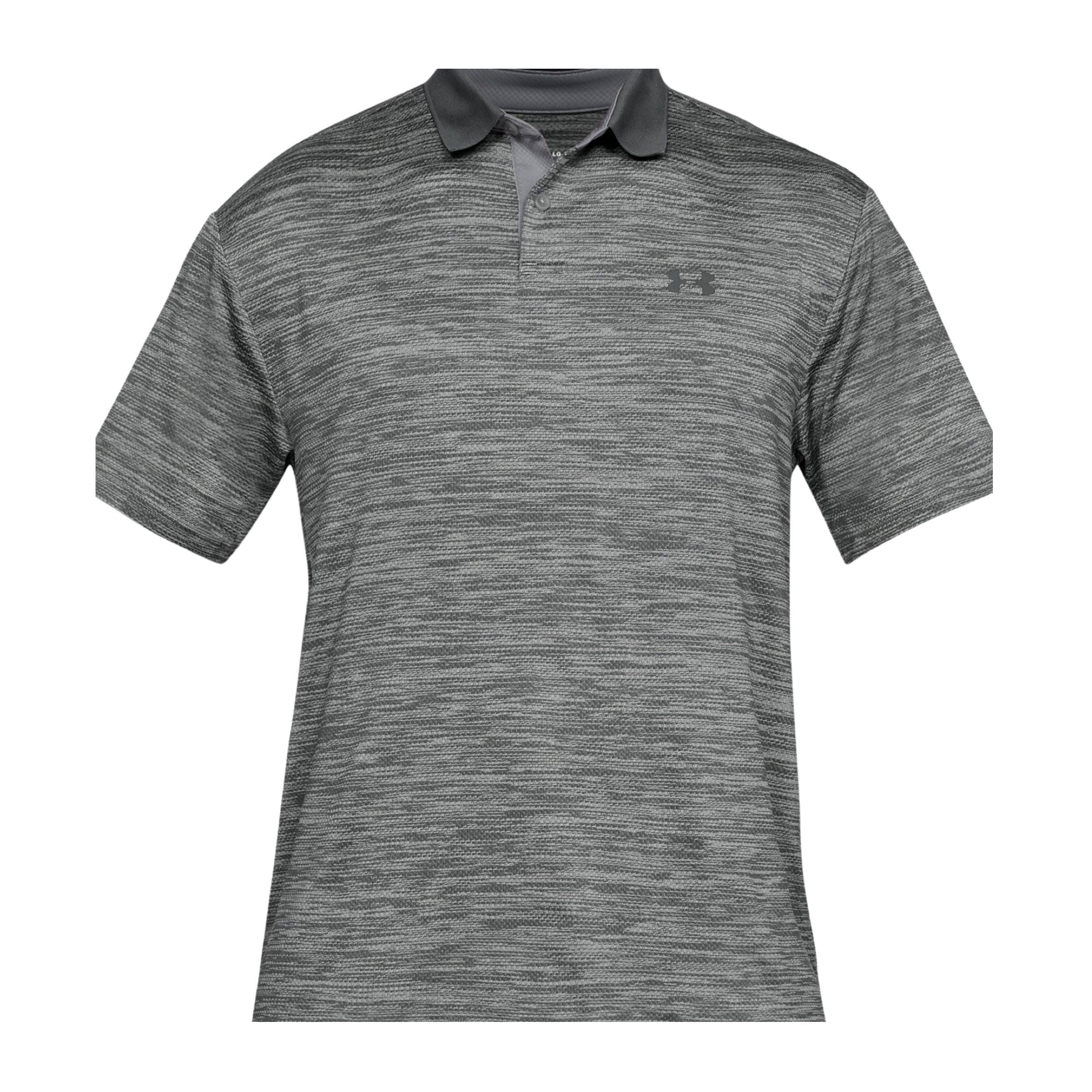 Under Armour | Polo Performance Textured Uomo Steel/Black - Fabbrica Ski Sises