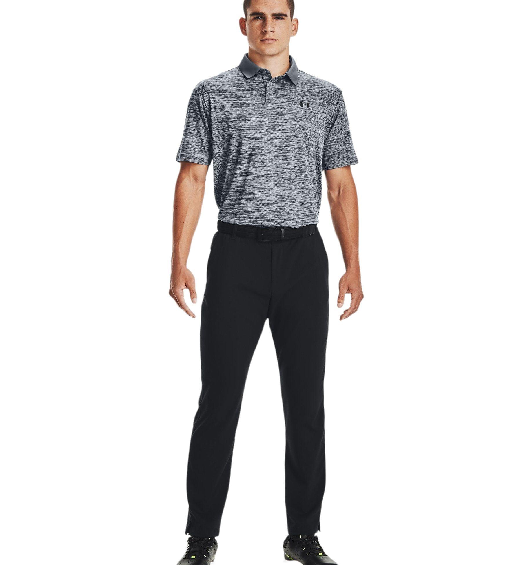 Under Armour | Polo Performance Textured Uomo Steel/Black - Fabbrica Ski Sises