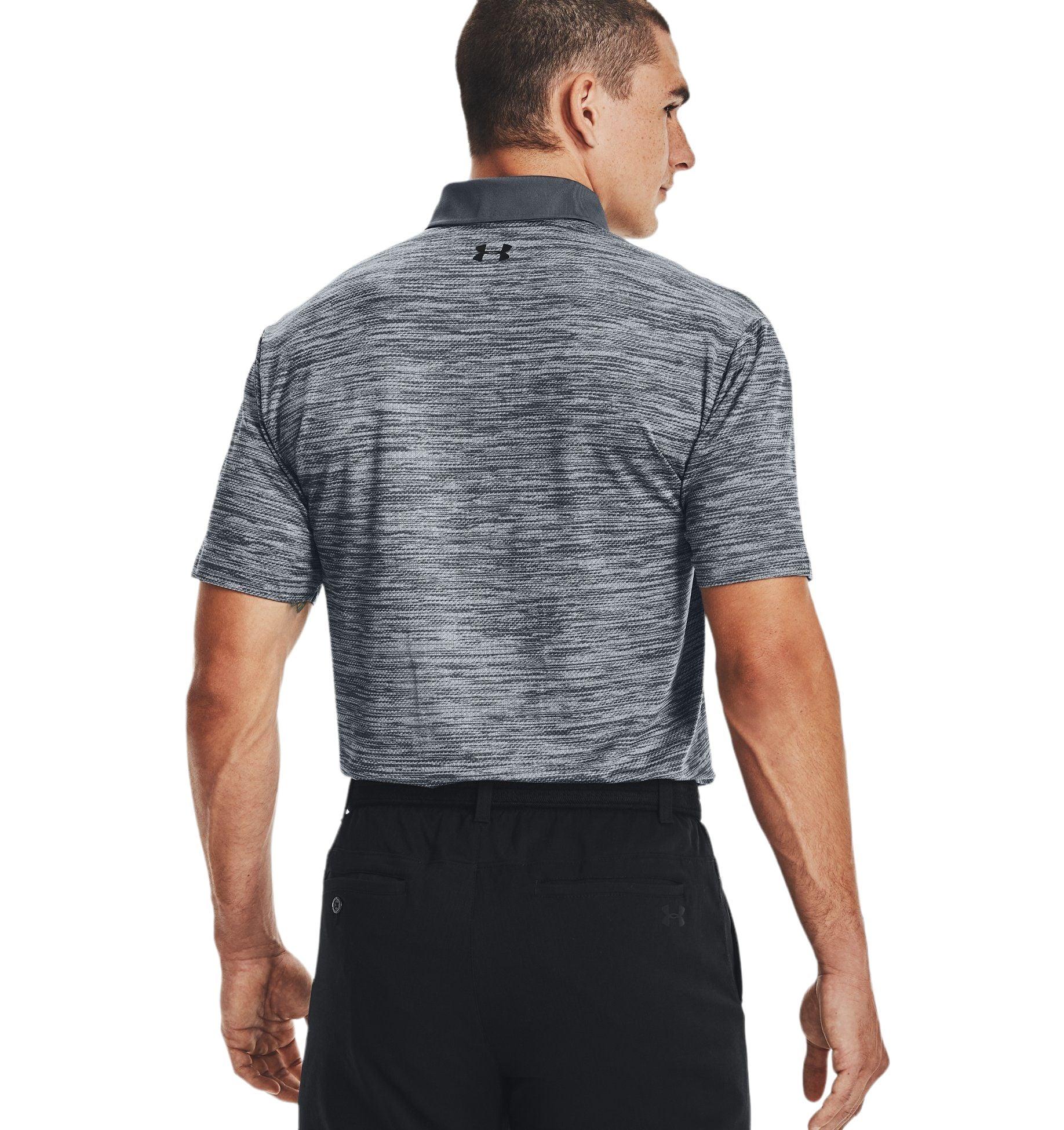 Under Armour | Polo Performance Textured Uomo Steel/Black - Fabbrica Ski Sises