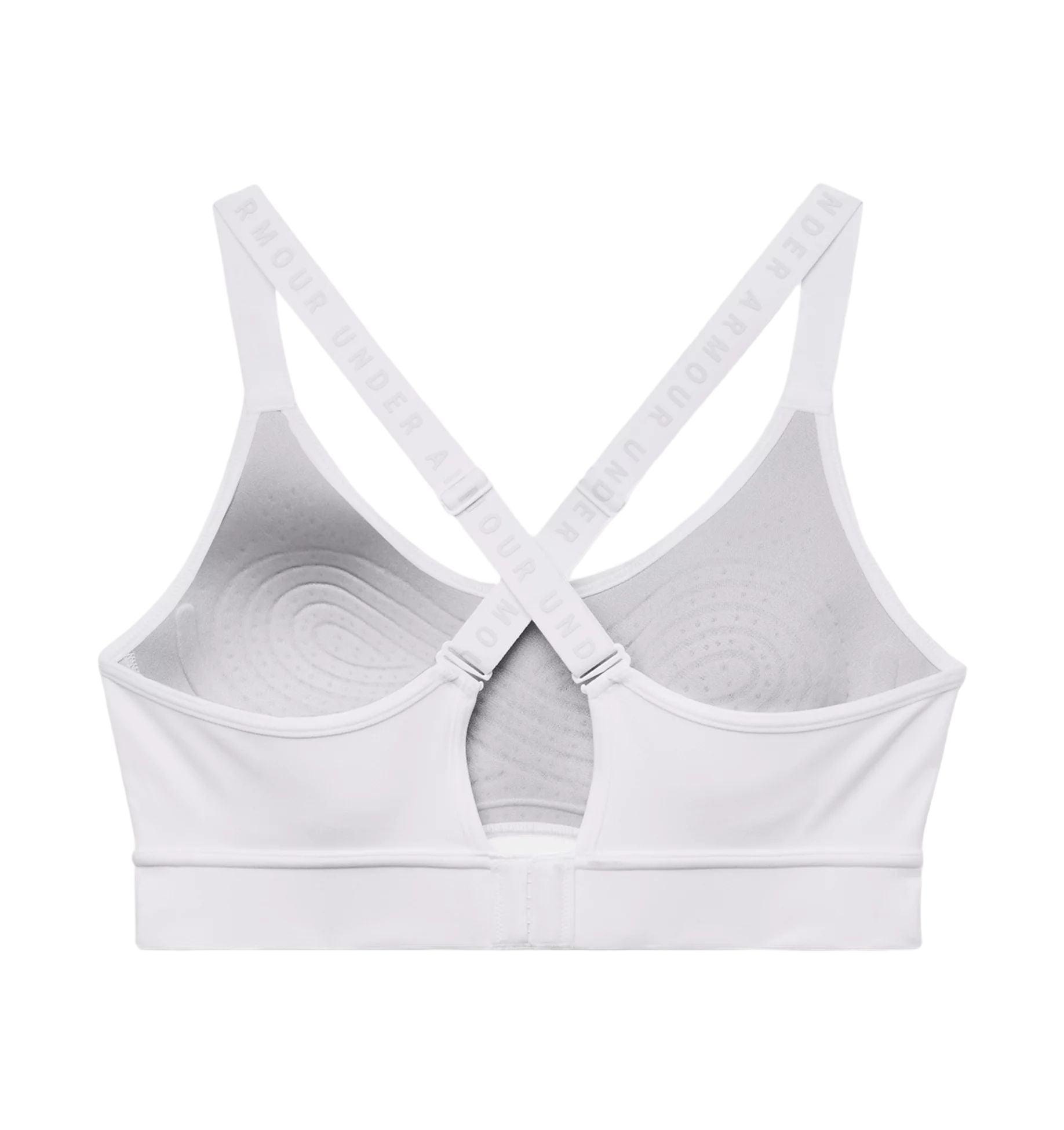Under Armour | Top Infinity Mid Covered Sports Donna White/Halo Gray - Fabbrica Ski Sises