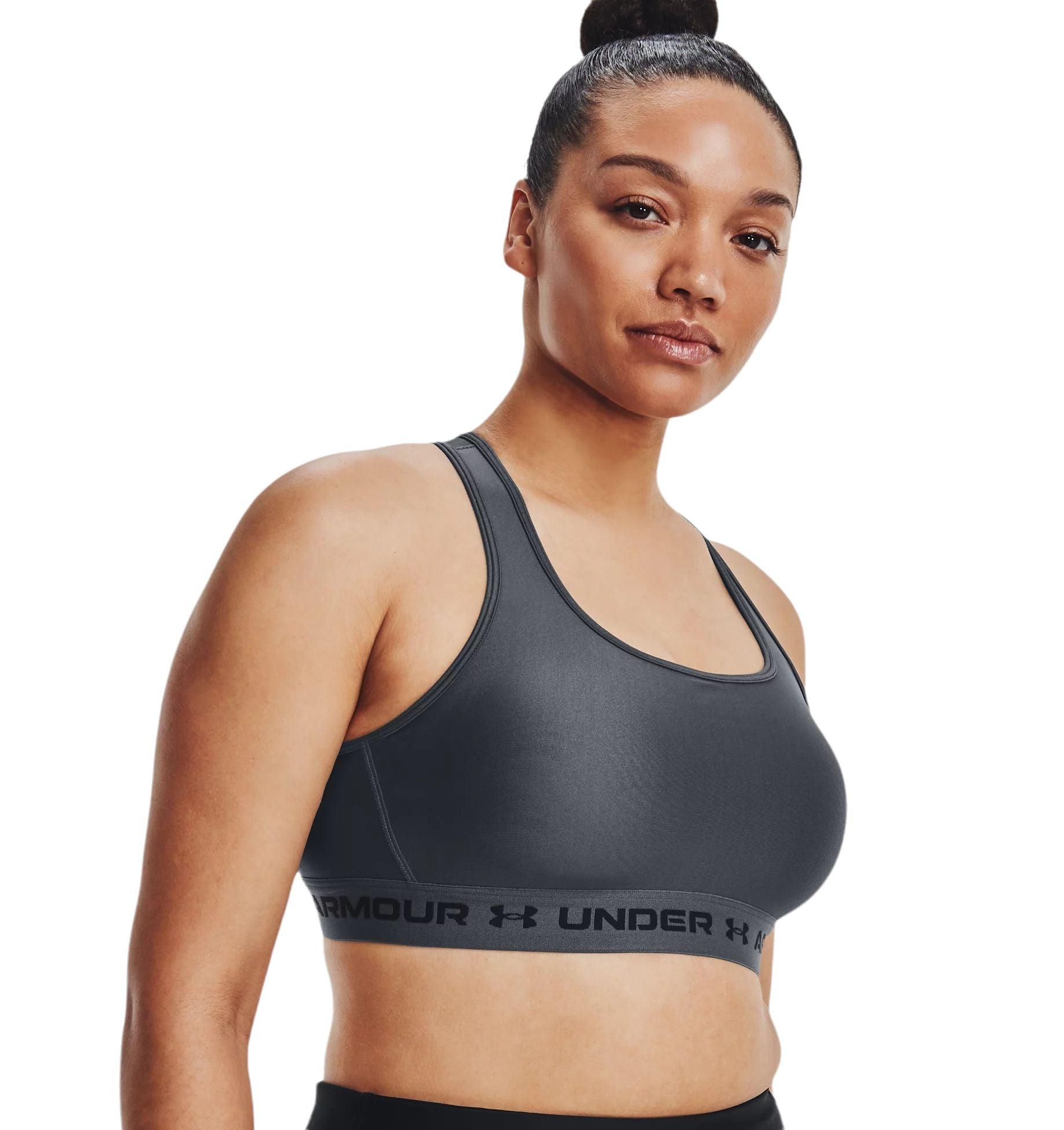 Under Armour | Top Mid Crossback Donna Pitch Gray / Black - Fabbrica Ski Sises