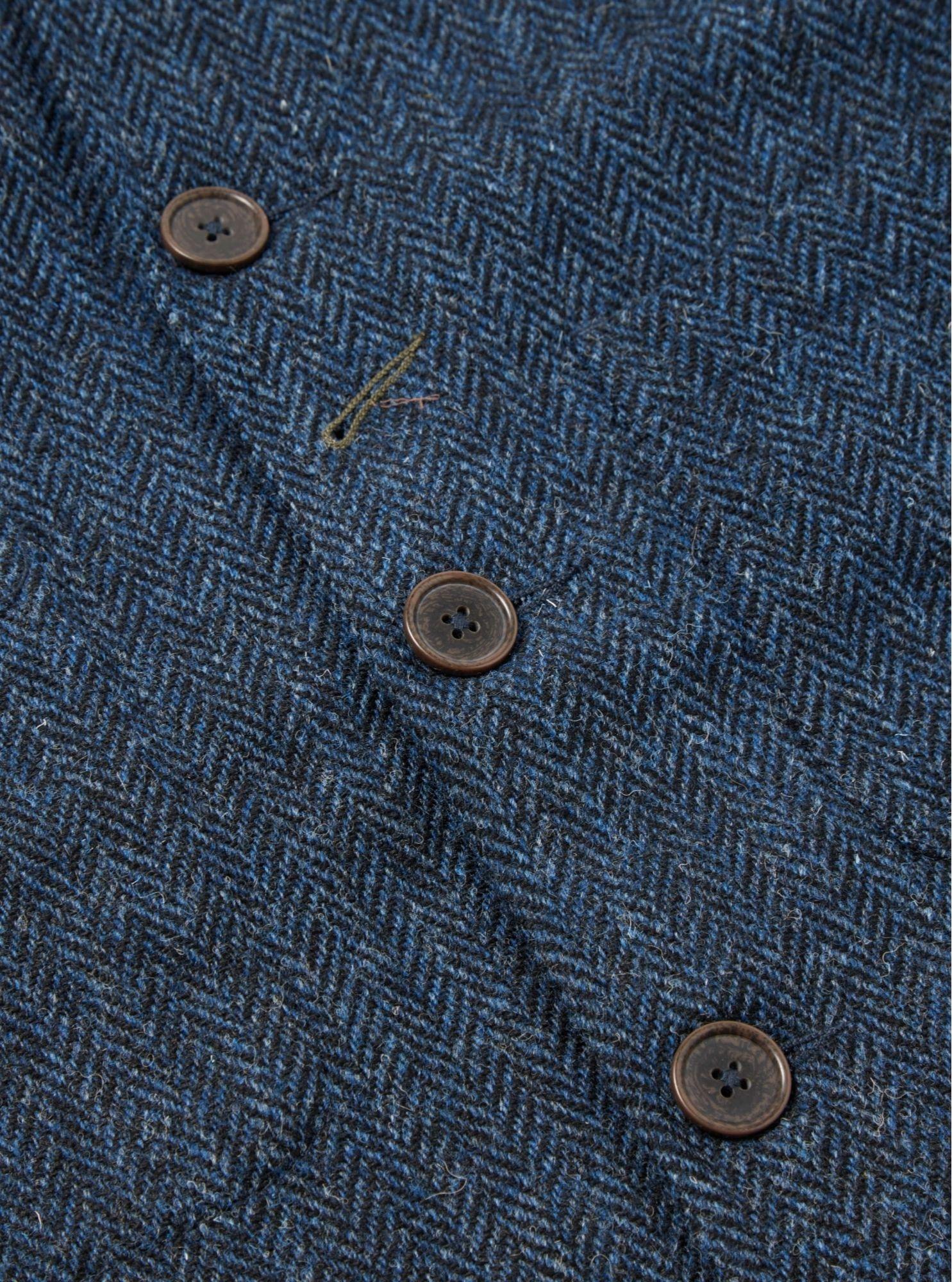 Universal Works | Giacca Bakers Uomo Navy Herringbone - Fabbrica Ski Sises
