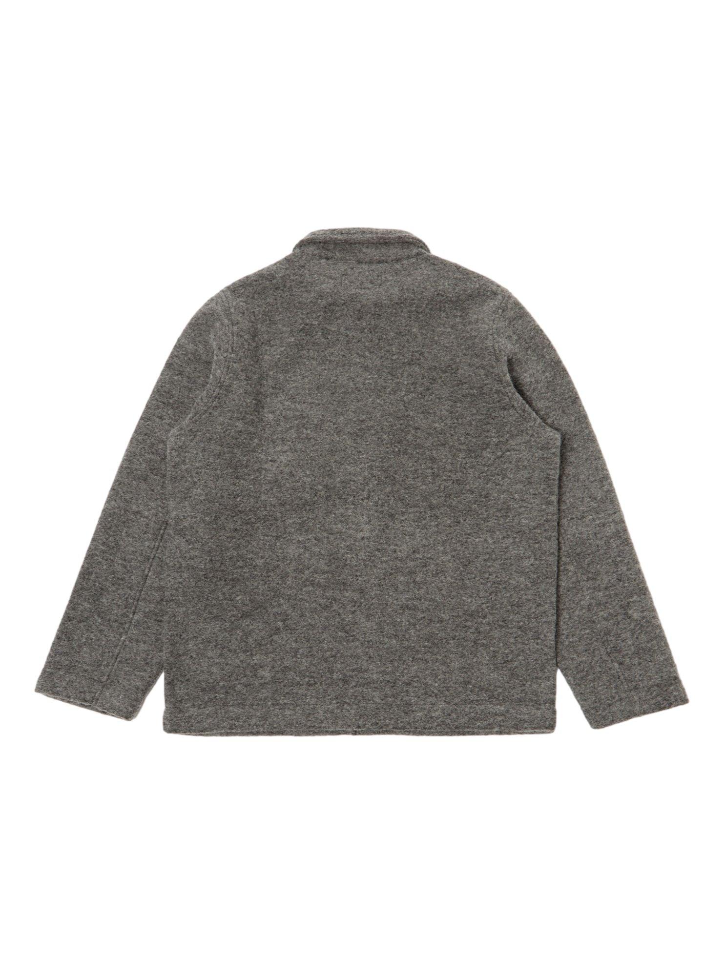 Universal Works | Giacca Field Fleece Uomo Grey Marl - Fabbrica Ski Sises