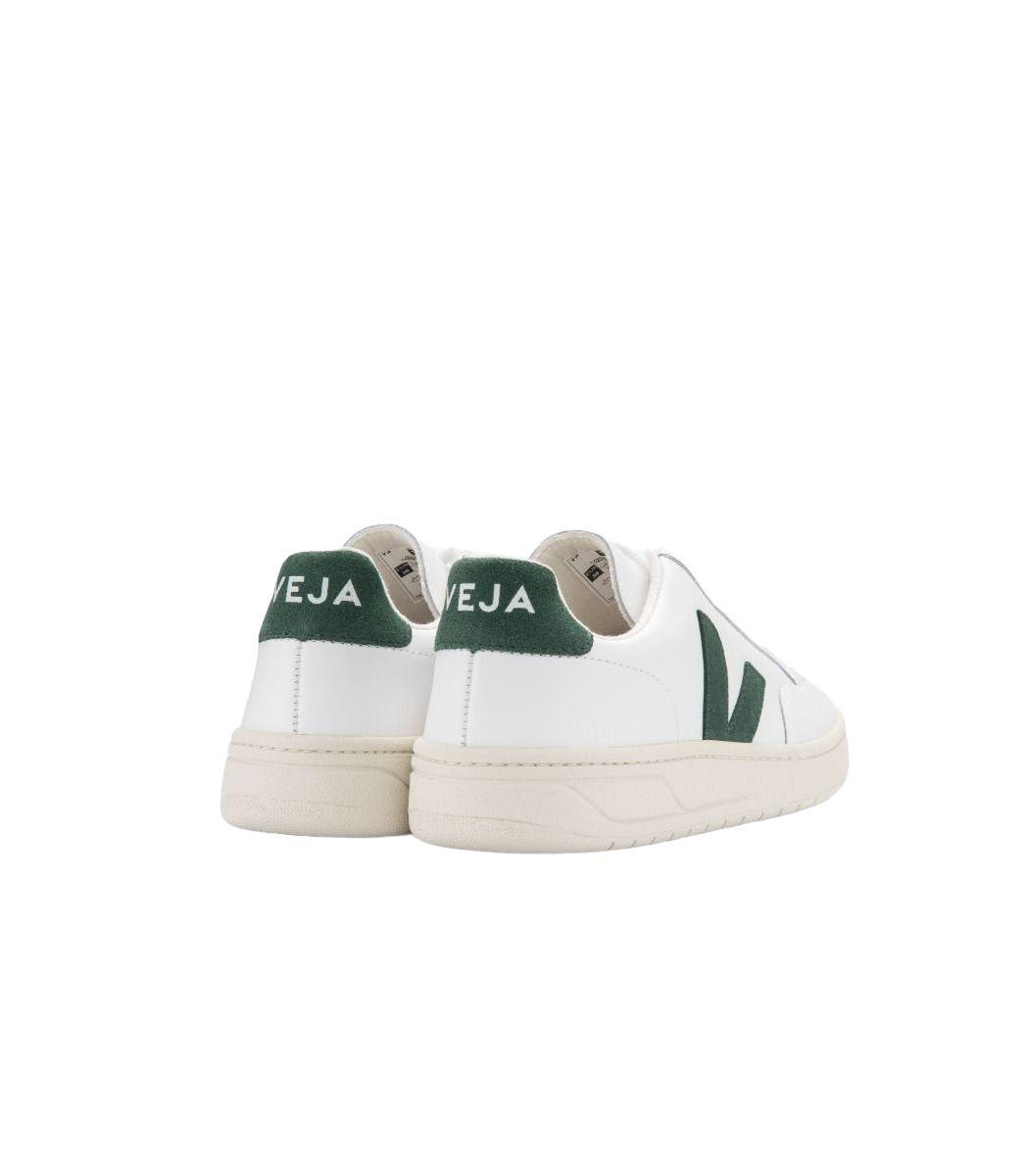 Veja | Scarpe V-12 Leather Uomo White/Cyprus - Fabbrica Ski Sises