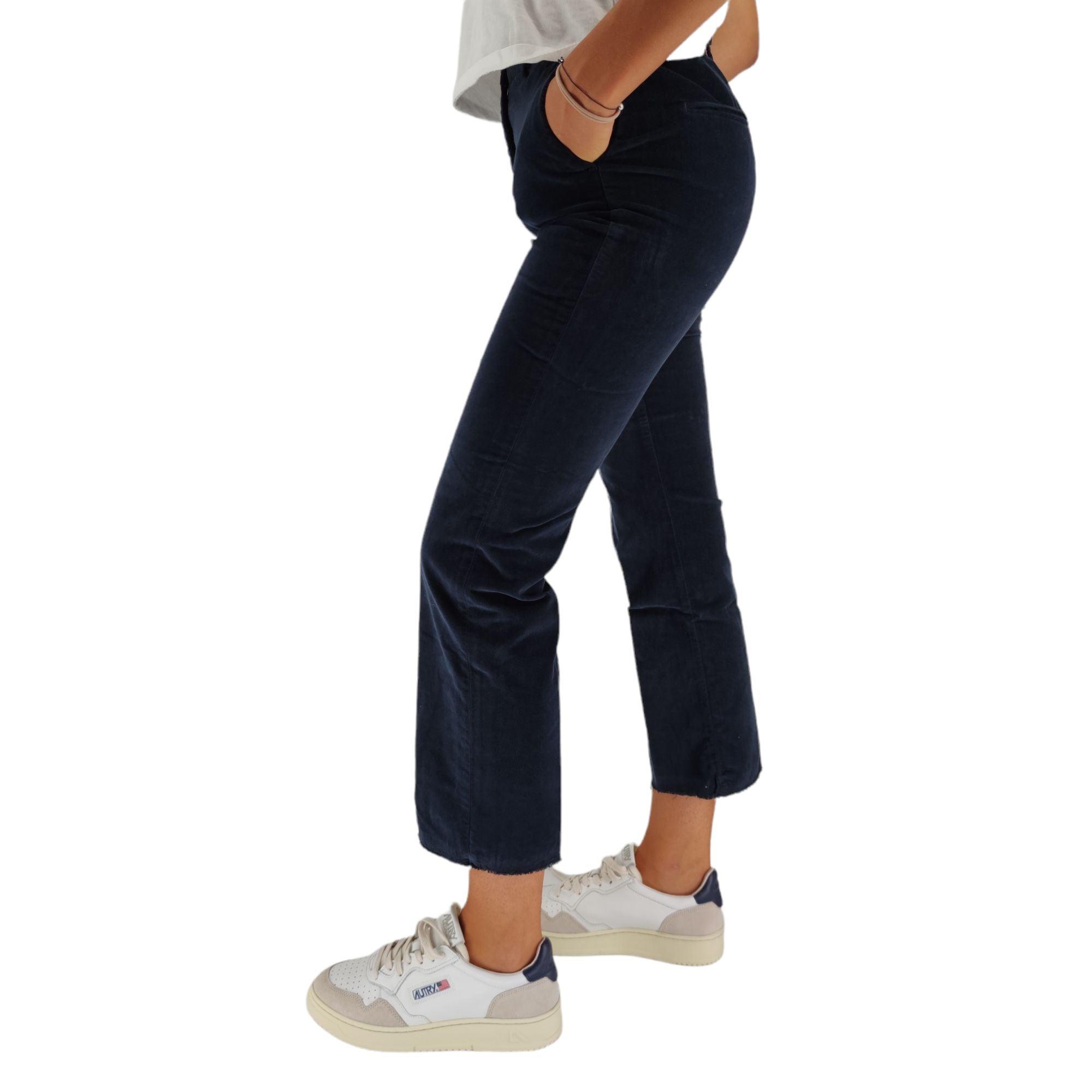 White Sand | Pantaloni Ava Donna Blu Navy - Fabbrica Ski Sises