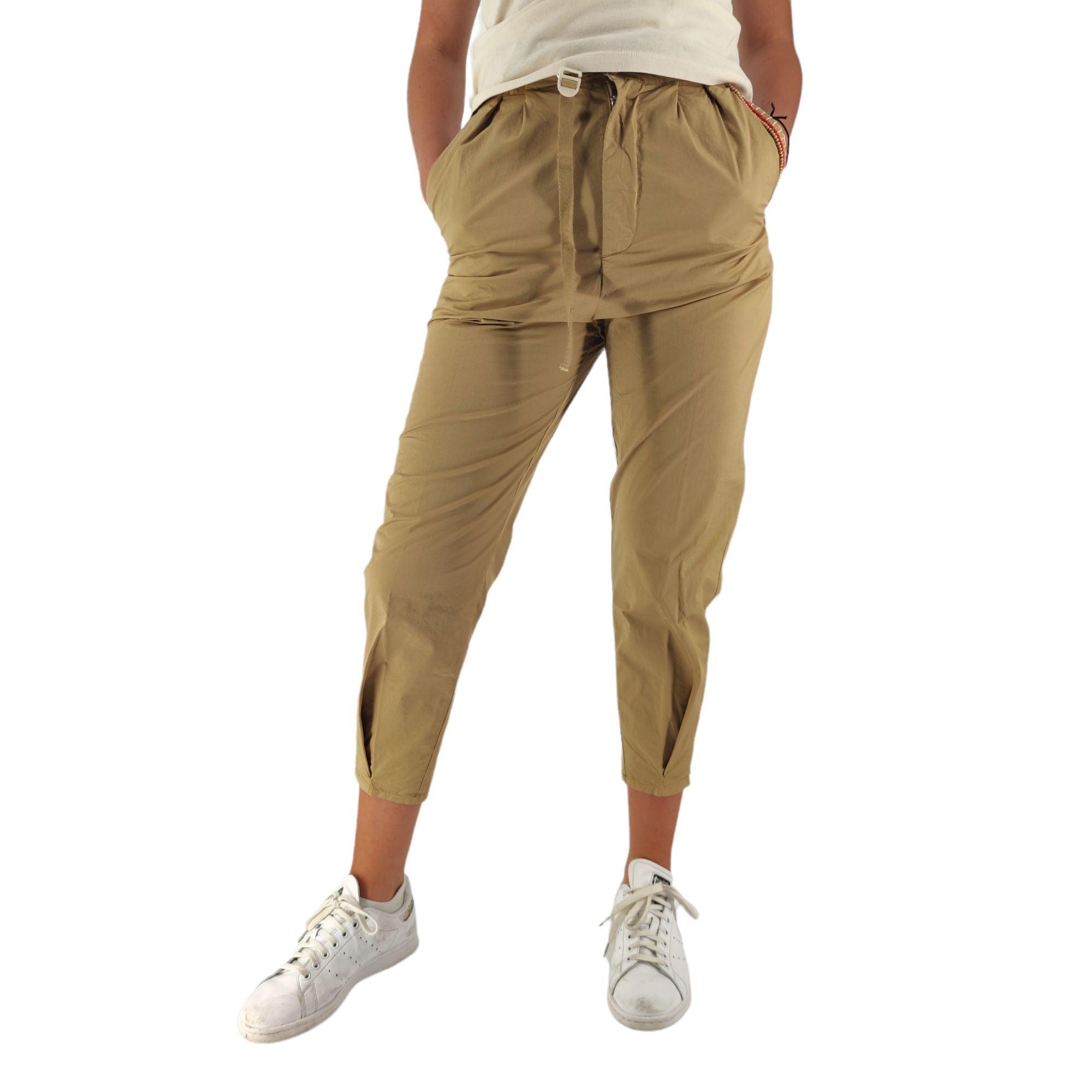 White Sand | Pantaloni Rita Donna Beige - Fabbrica Ski Sises