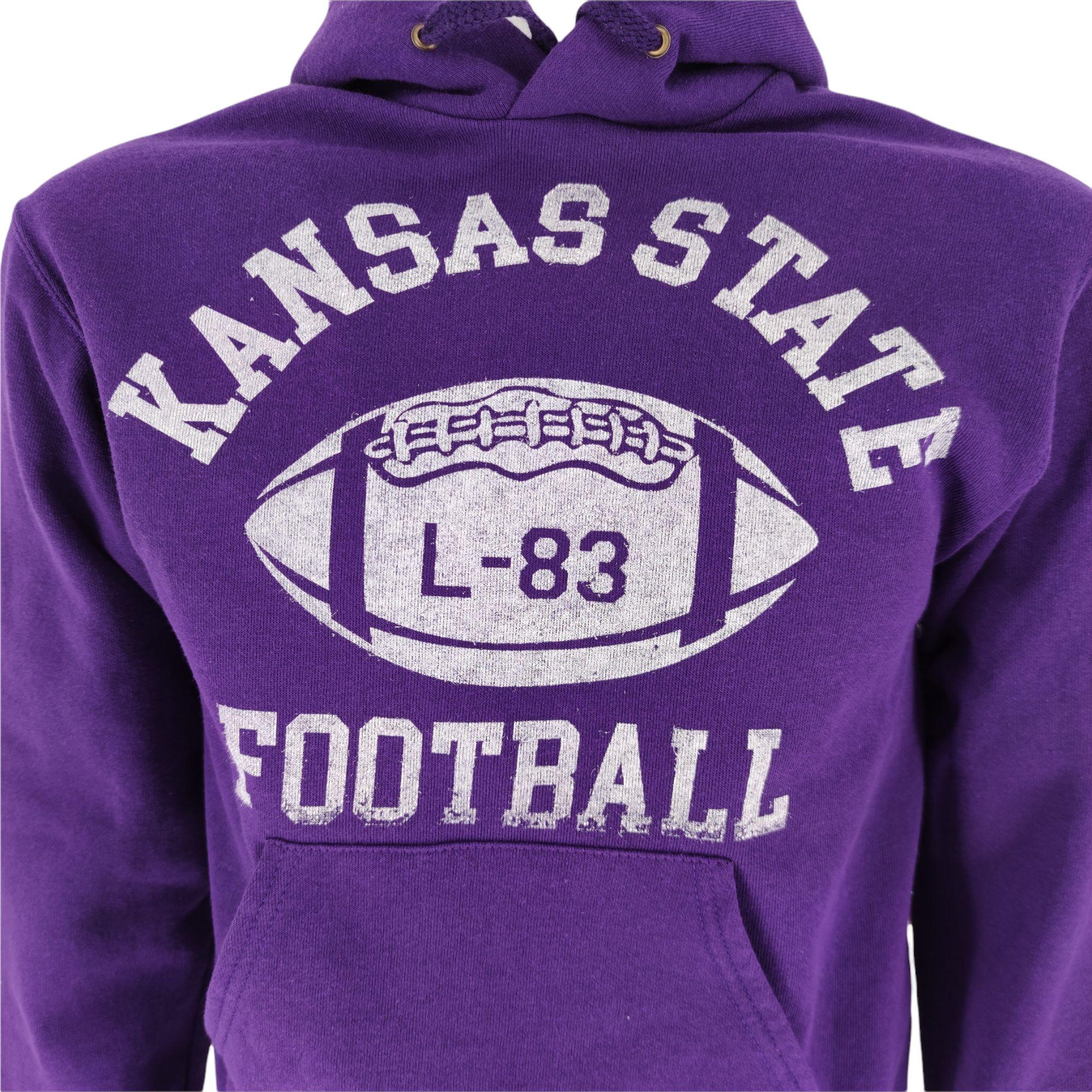 Wild Donkey | Maglia Kansas State Football Uomo Blu/Bianco - Fabbrica Ski Sises