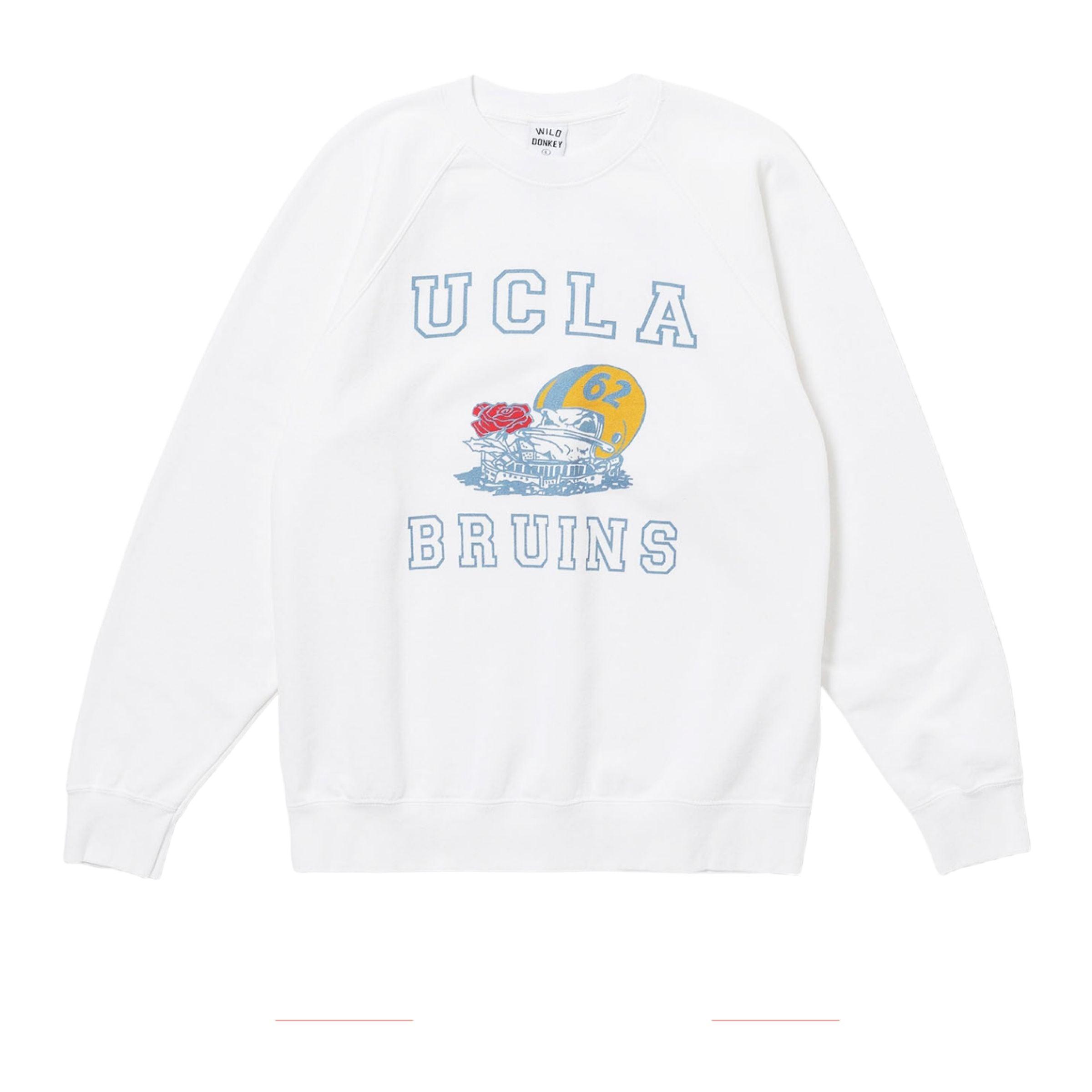 Wild Donkey | Maglia Ucla Uomo White - Fabbrica Ski Sises